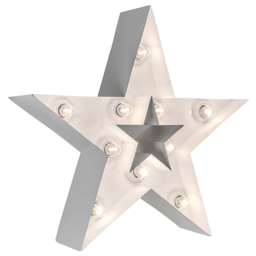 MARQUEE LIGHTS LED Dekolicht »Star«, 10 flammig-flammig