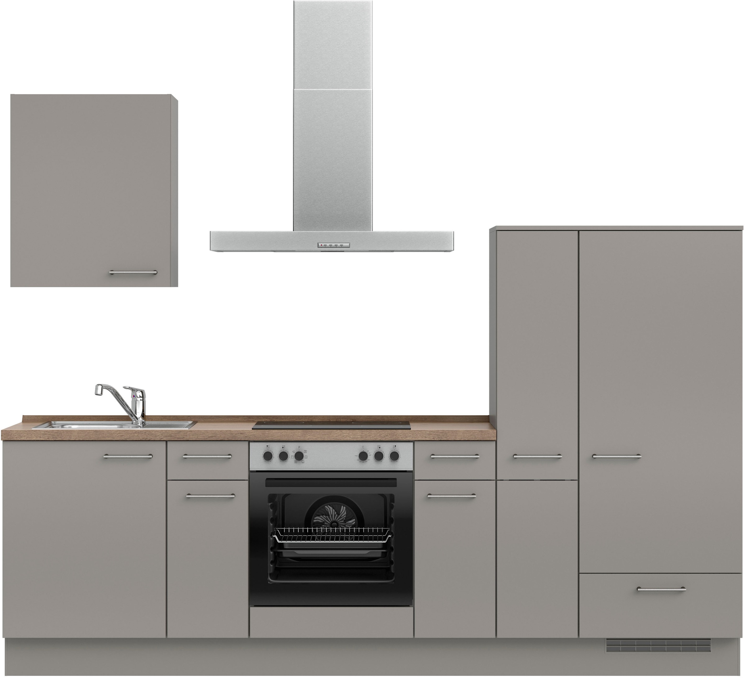 nobilia® Küchenzeile »"Laser I", Ausrichtung wählbar, Breite 270 cm« vormon günstig online kaufen