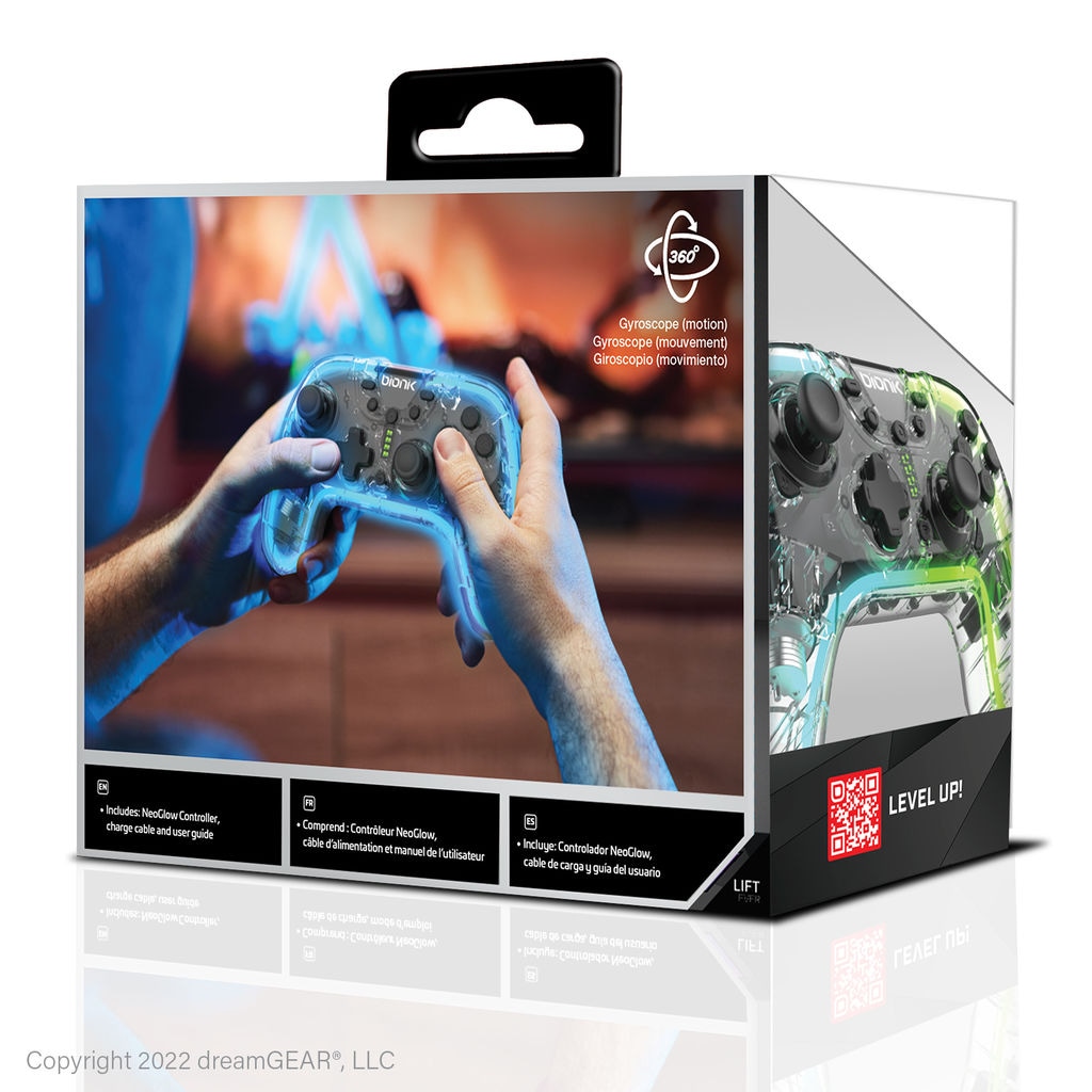 Bionik Nintendo-Controller »Neoglow RGB/LED Switch Wireless Controller«, mit Beleuchtung