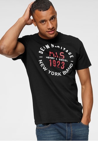 H.I.S Rundhalsshirt, mit Markenprint kaufen
