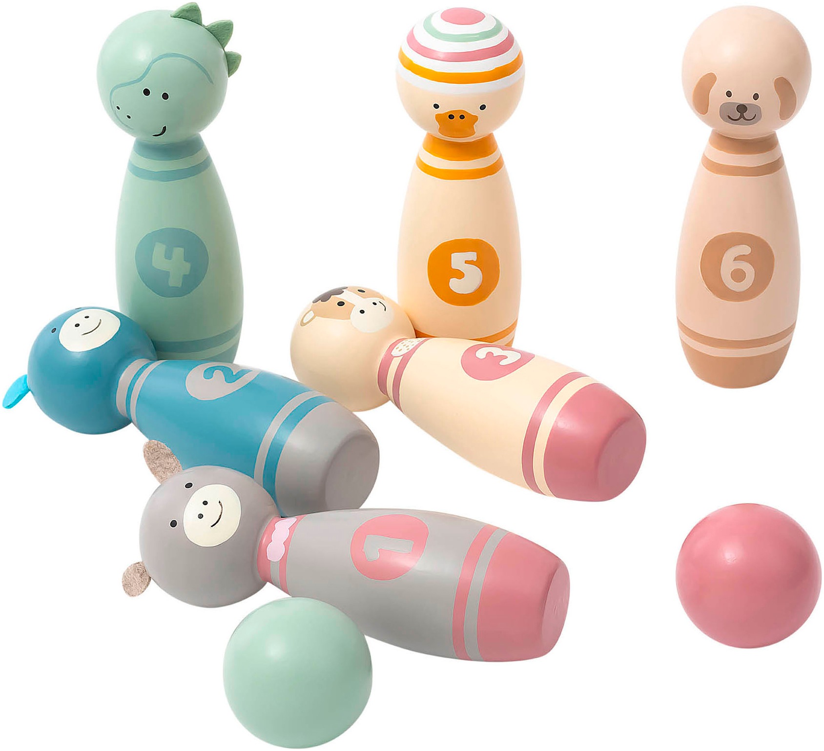 Sterntaler® Spiel »Kegelspiel Holz« FSC® - schützt Wald