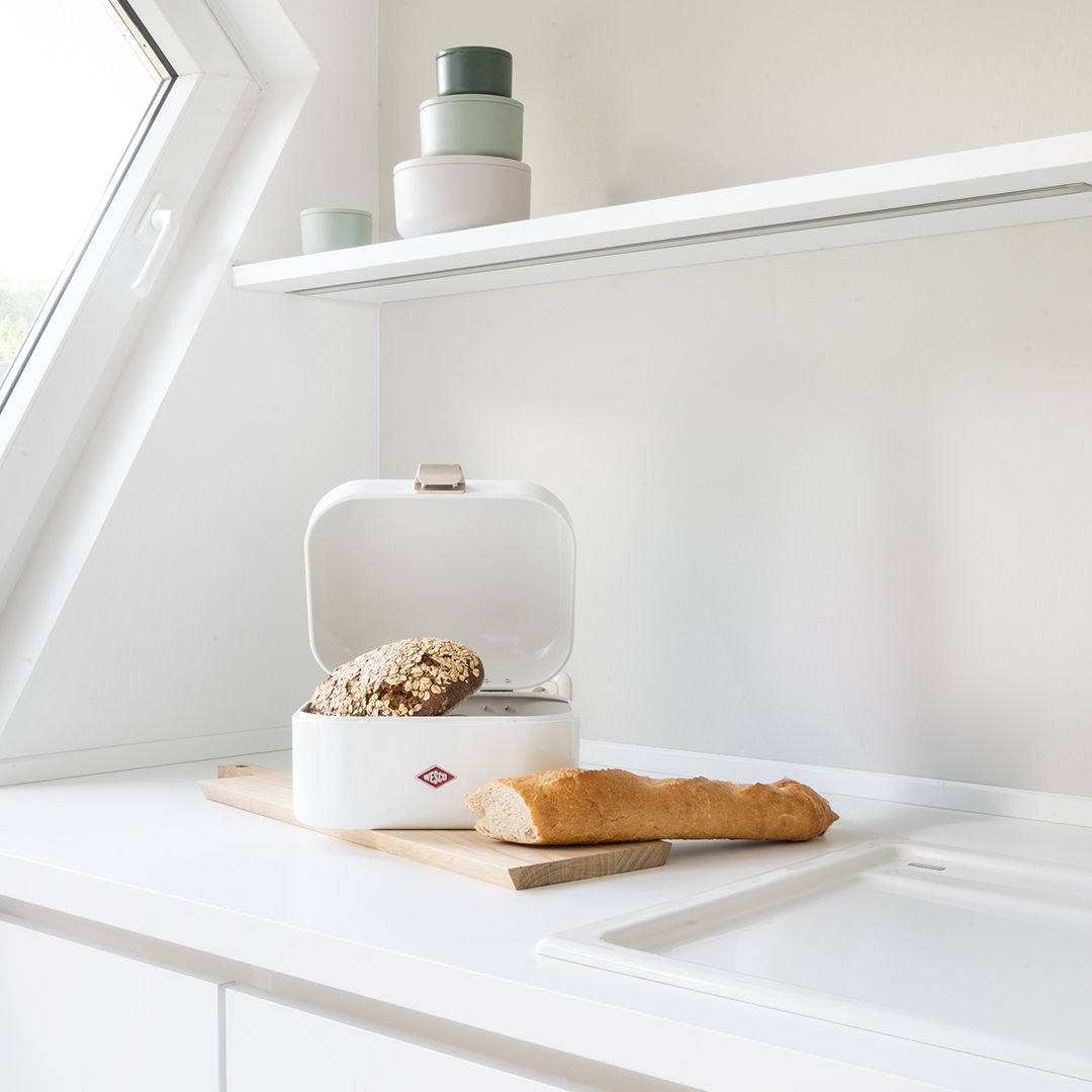 WESCO Brotkasten »Mini Grandy« 1 Stk. tlg. Metallscharniere, Gummistopper, Lüftungsloch / Griff, 2 L