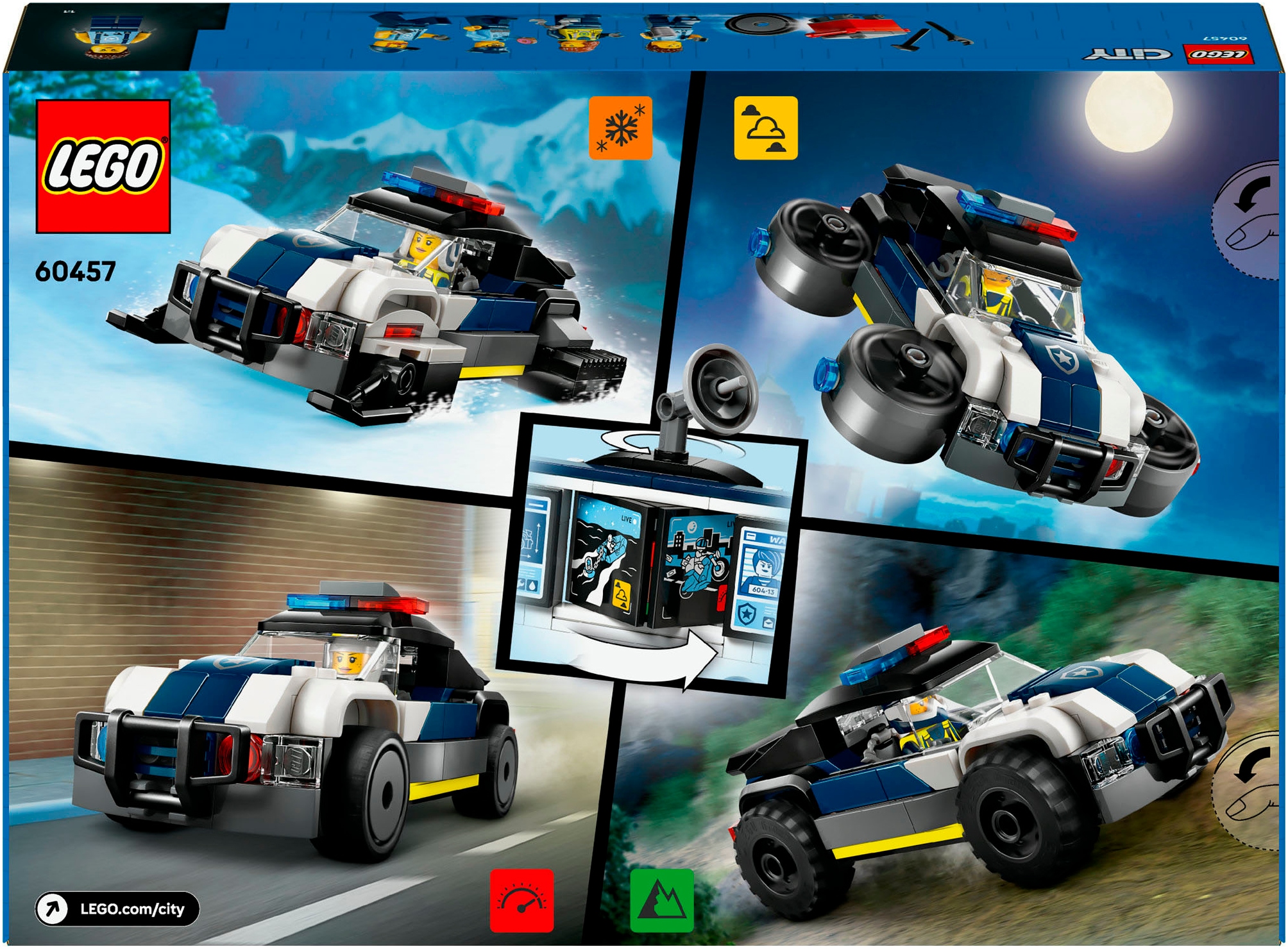 LEGO® Konstruktionsspielsteine »Polizeiwerkstatt (60457), LEGO City«, (489 St.), Made in Europe