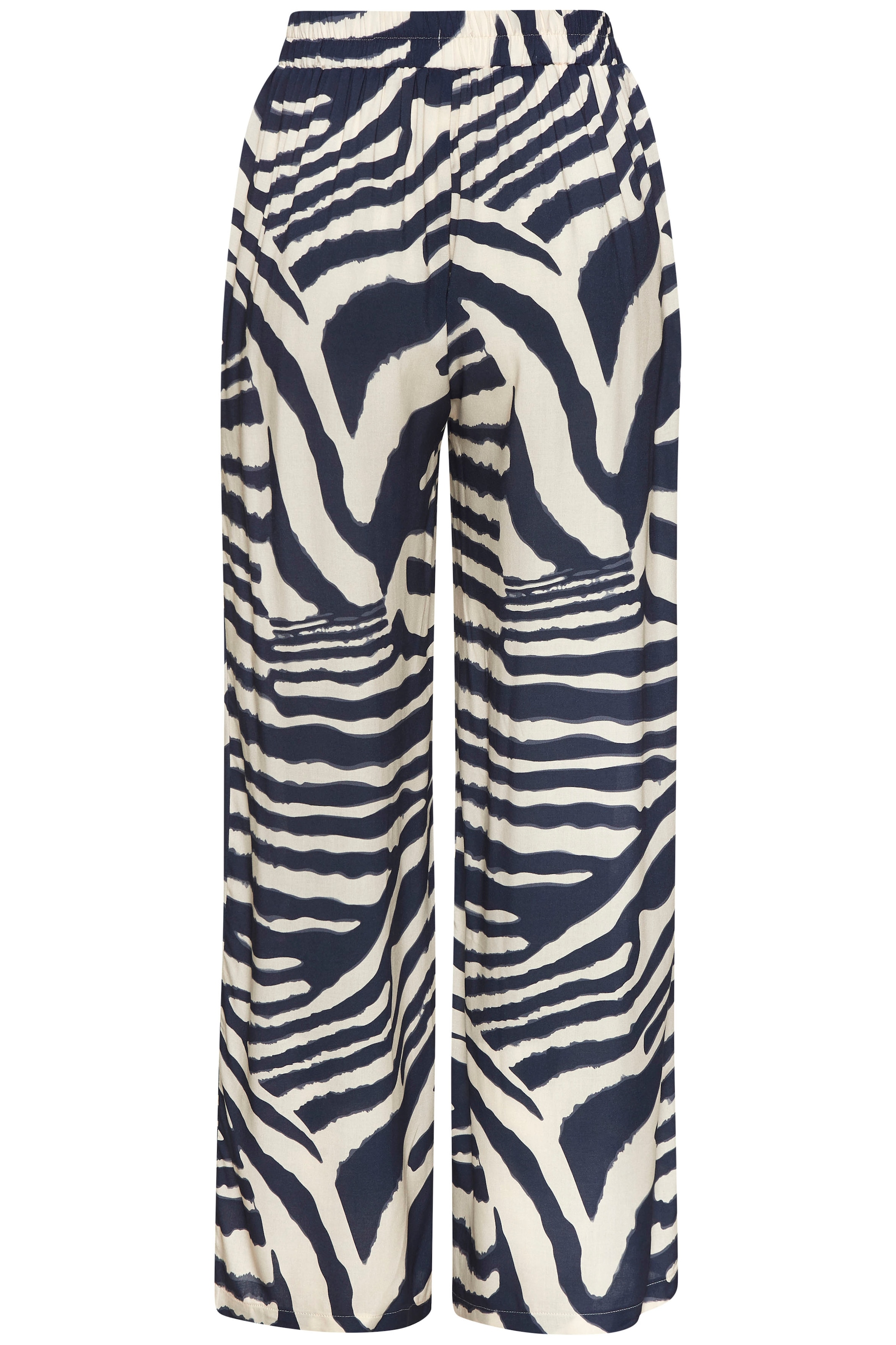 LASCANA Palazzohose, mit Animalprint, Schlupfhose, Wide-Leg, modisch