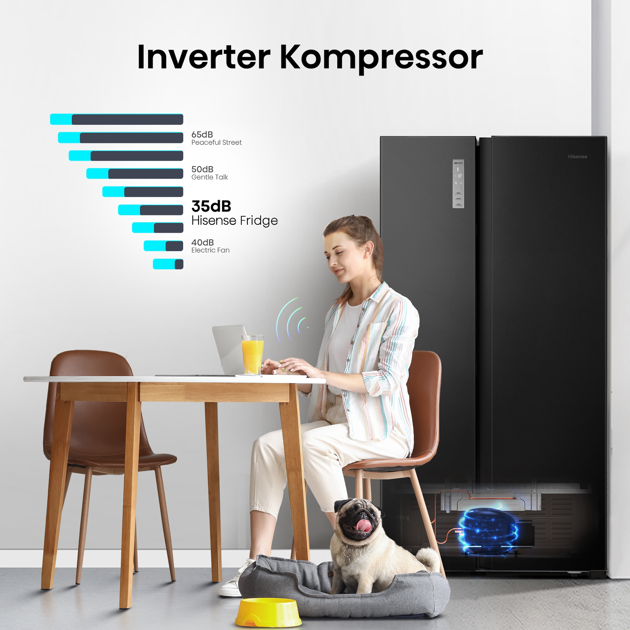 Hisense Side-by-Side »RS677N4BFD«