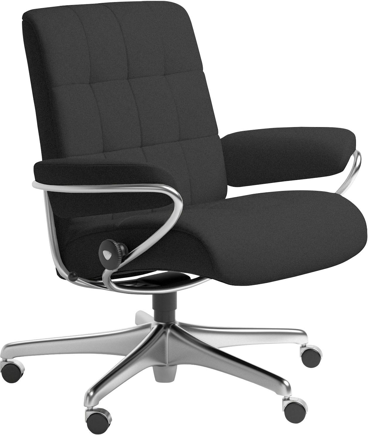 Relaxsessel »London«, Low Back, mit Home Office Base, Gestell Chrom