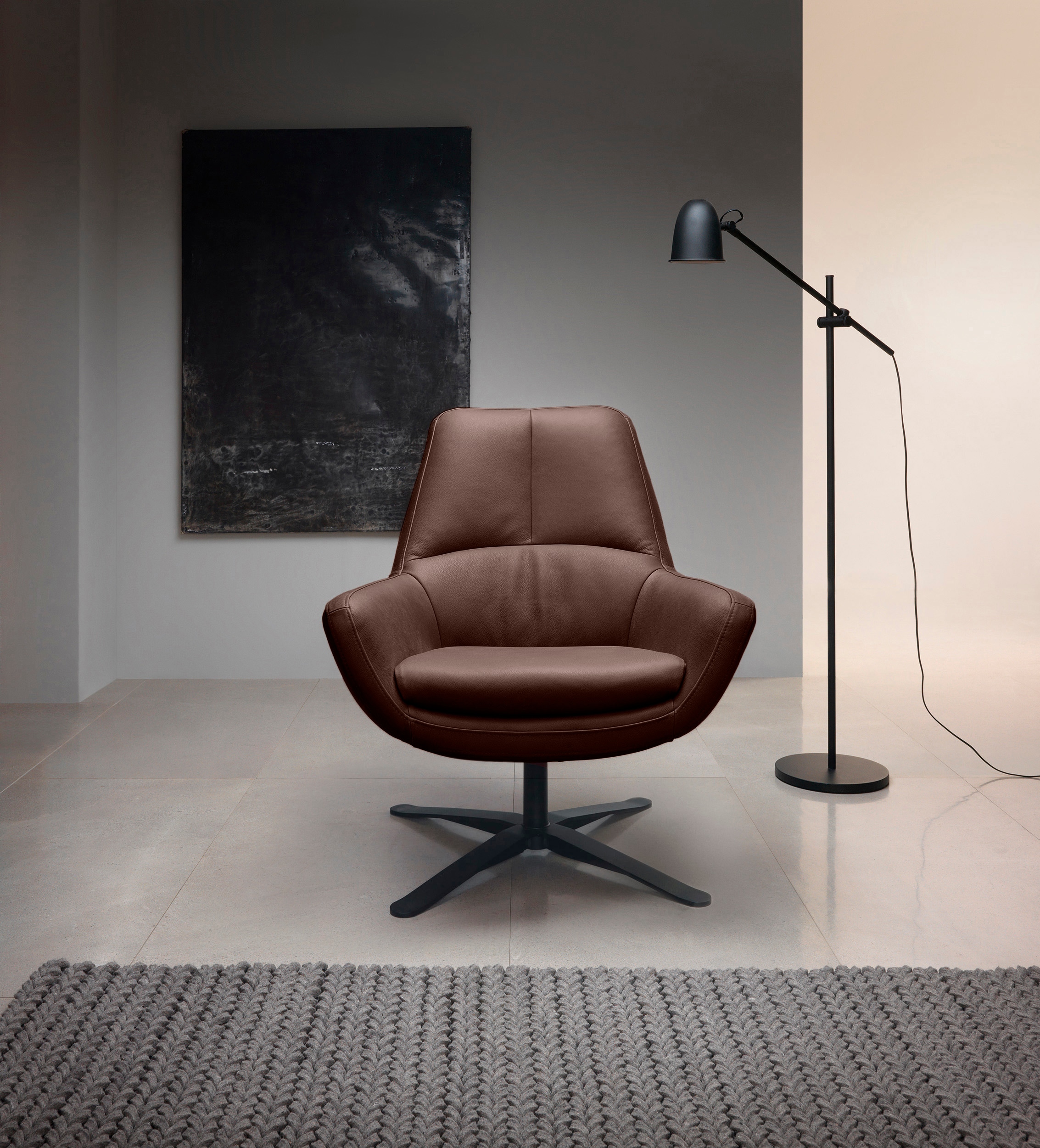 BETYPE Drehsessel »Be Organic Standard Back, Loungesessel«, in elegantem De günstig online kaufen