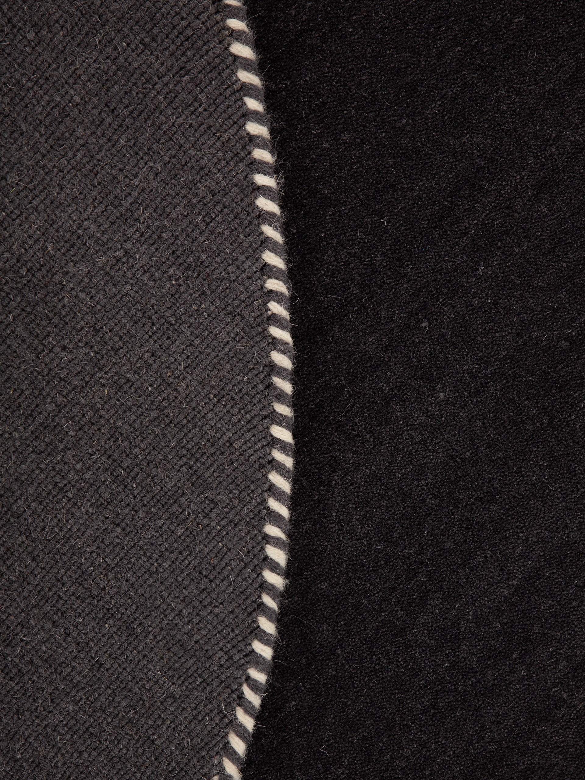 carpetfine Wollteppich »Gabbeh Lola Uni«, rund, 14 mm Höhe, mit natürlichem Pflanzenmaterial von Hand gewebt, auch als Läufer