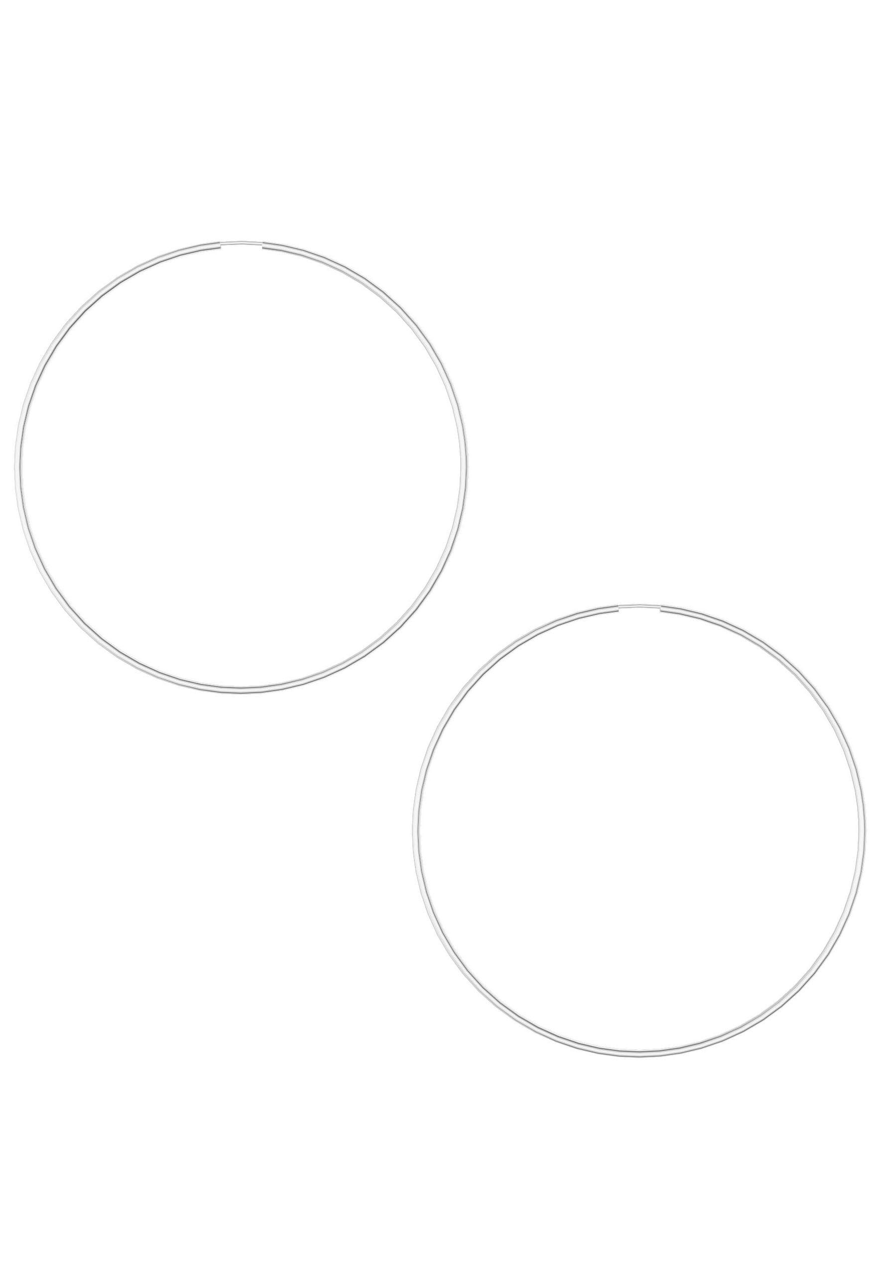 Firetti Paar Creolen »Schmuck Geschenk Silber 925 2,0 mm breit«, Made in Germany