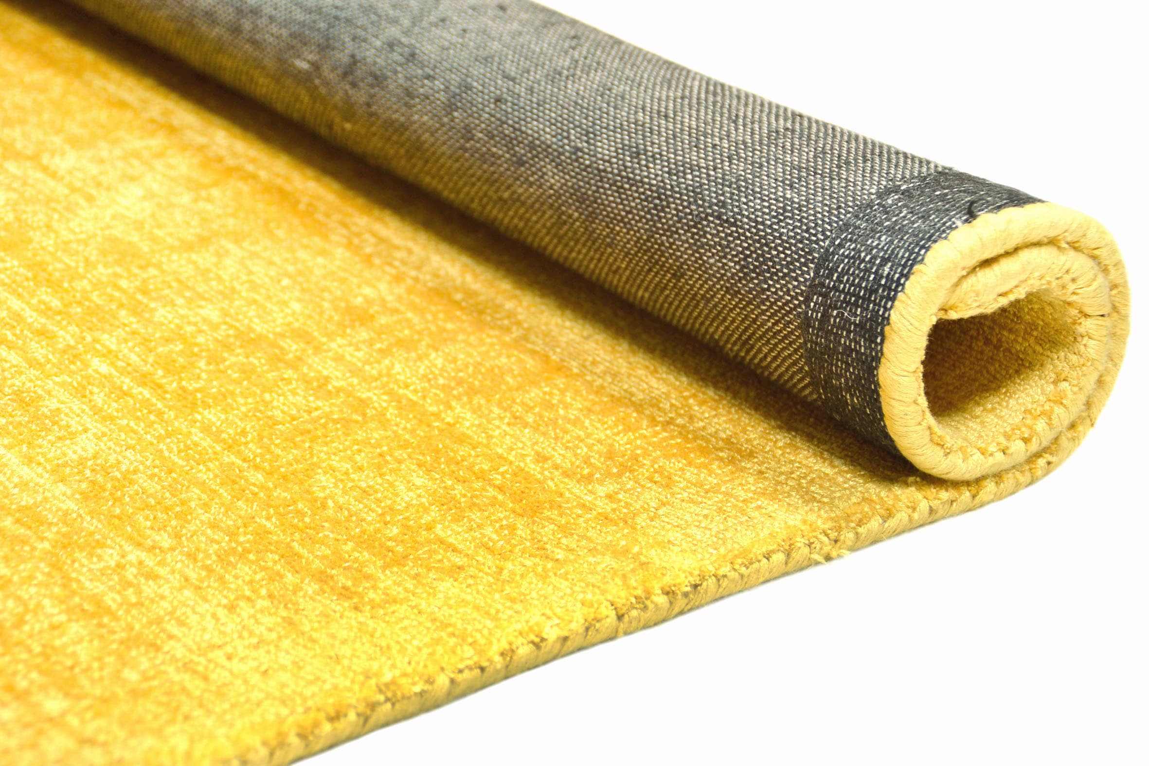 TOM TAILOR HOME Teppich »Shine uni«, rechteckig, 8 mm Höhe, Handweb Teppich, 100% Viskose, handgewebt, mit elegantem Schimmer