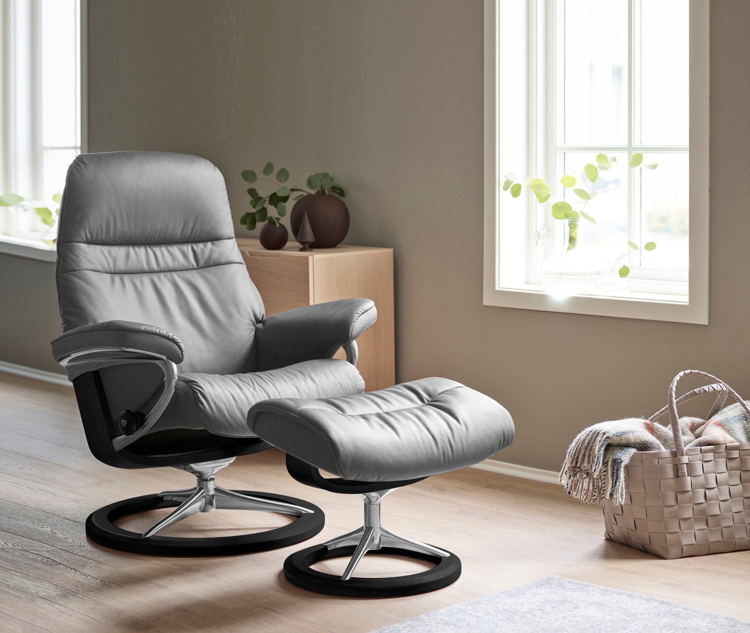 Stressless® Relaxsessel »Sunrise«, mit Signature Base, Größe S, Gestell Sch günstig online kaufen