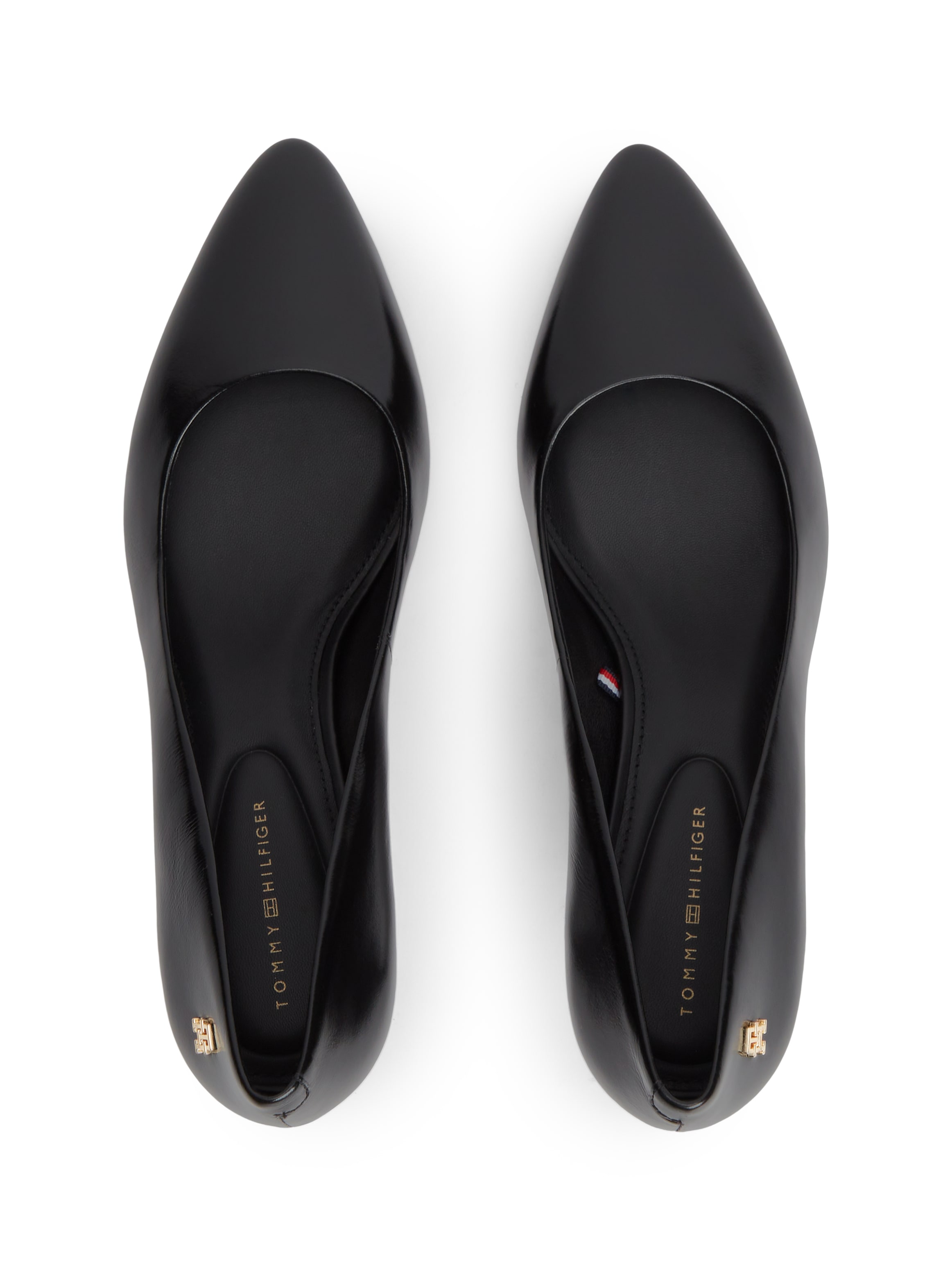 Tommy Hilfiger Pumps »KITTEN HEEL COURT LEATHER SHOE«  Stilettoabsatz, Abendschuh in spitzer Form