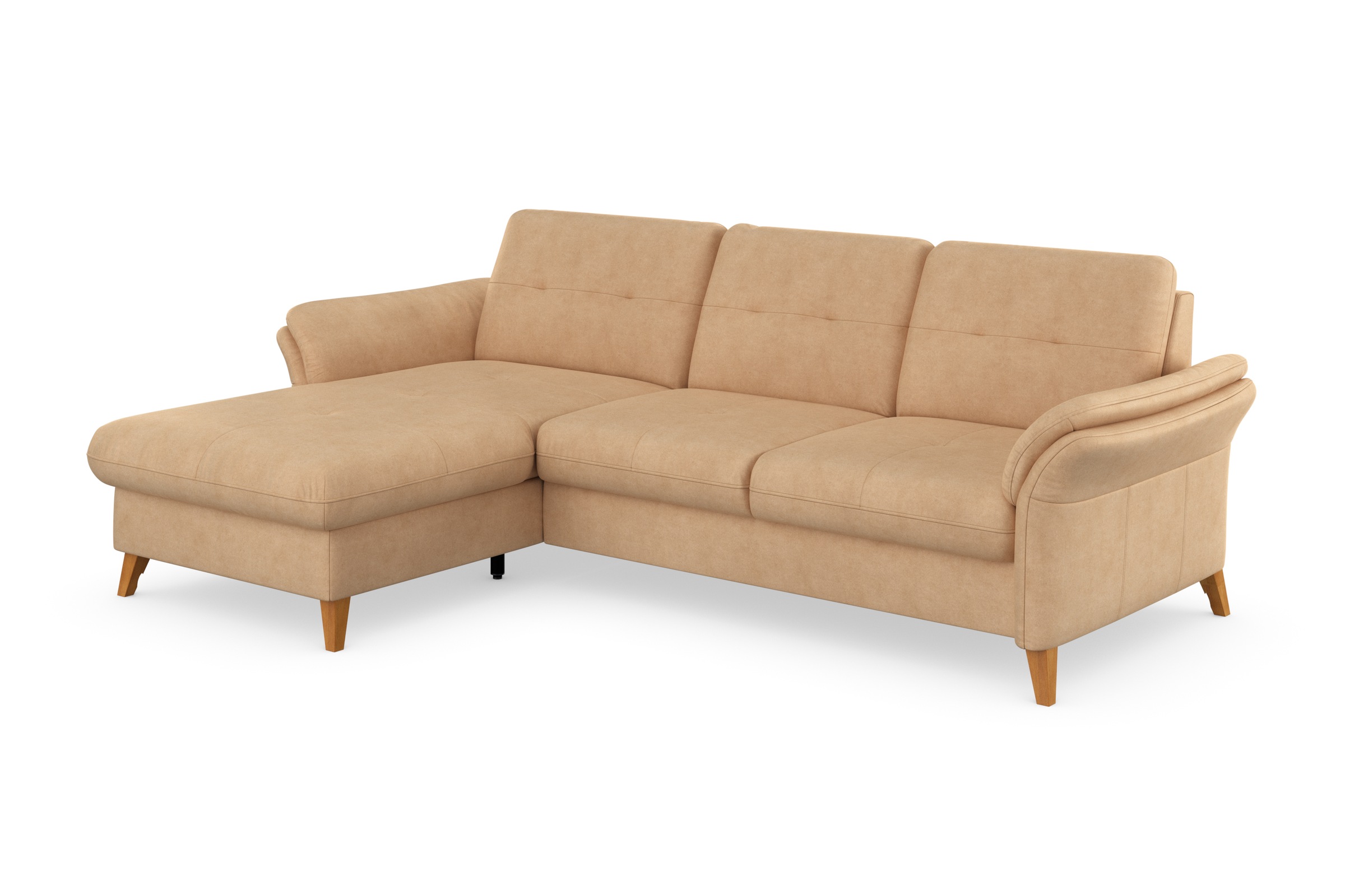 sit&more Ecksofa »Göteborg«, Sitztiefenverstellung und Federkern, wahlweise mit Bettfunktion