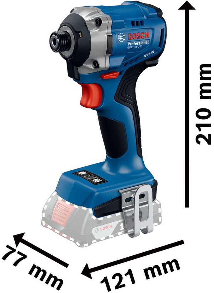 Bosch Professional Akku-Drehschlagschrauber »»GDR 18V-215««, ohne Akku, ohne Ladegerät