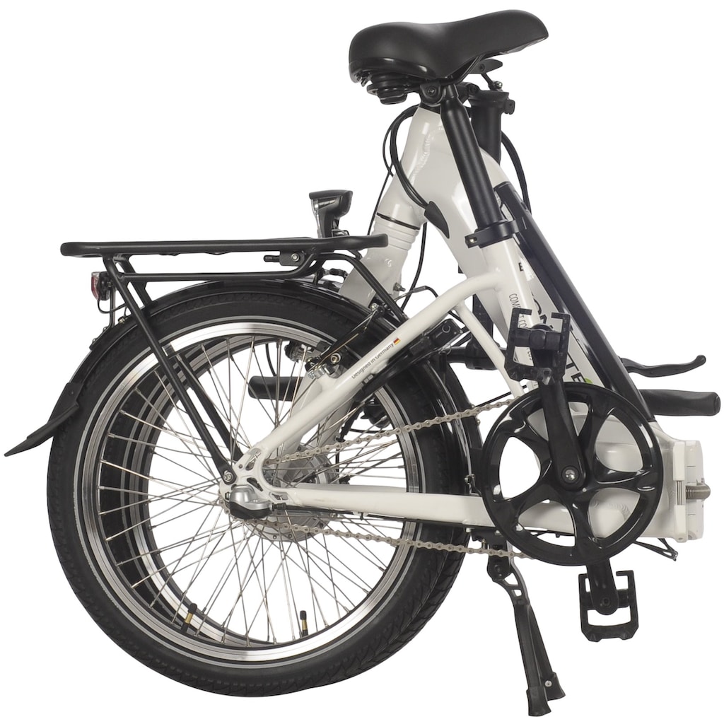 SAXONETTE E-Bike »Compact Comfort Plus«, 3 Gang, Frontmotor 250 W, (mit Akku-Ladegerät)