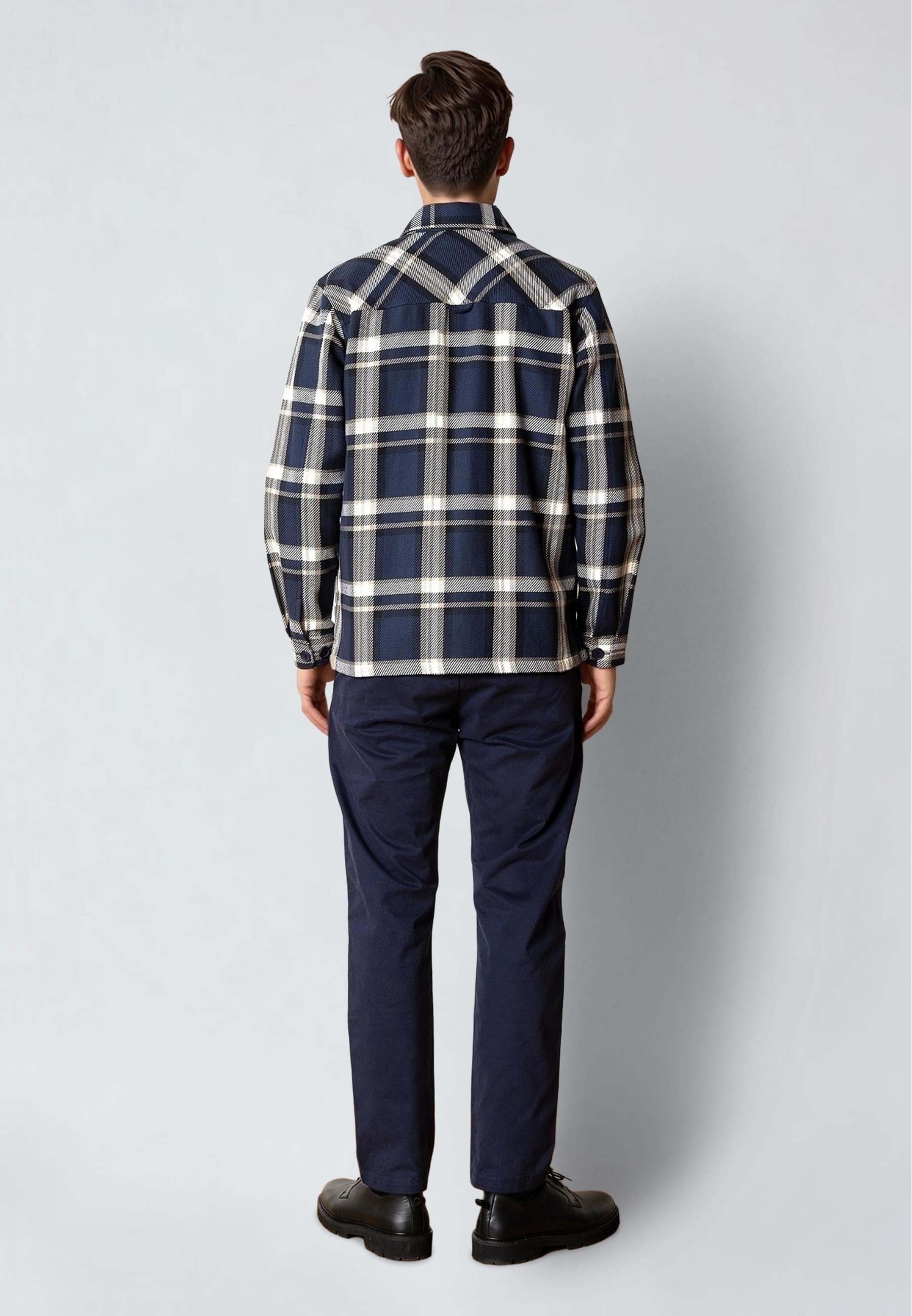 Clean Cut Copenhagen Langarm-Poloshirt »Clean Cut Copenhagen Asher Checked Overshirt« 1 Stk.