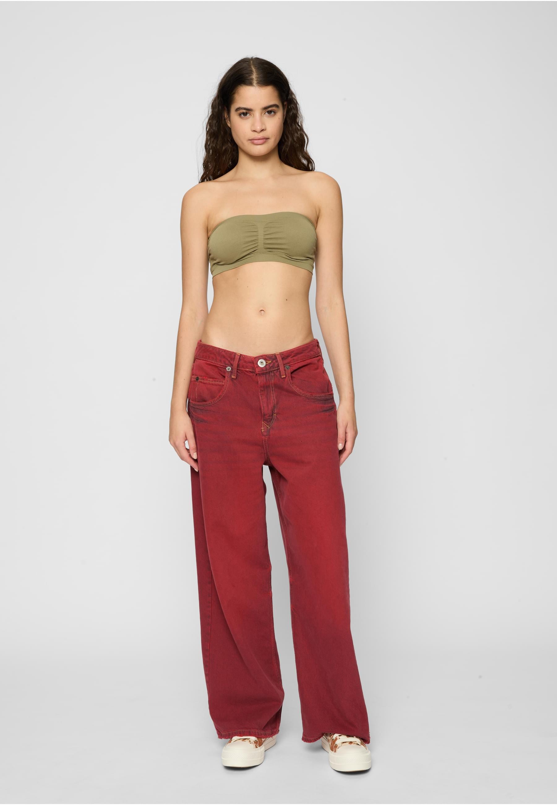 URBAN CLASSICS Sport-BH »Urban Classics Damen Ladies Pads Bandeau 2-Pack«