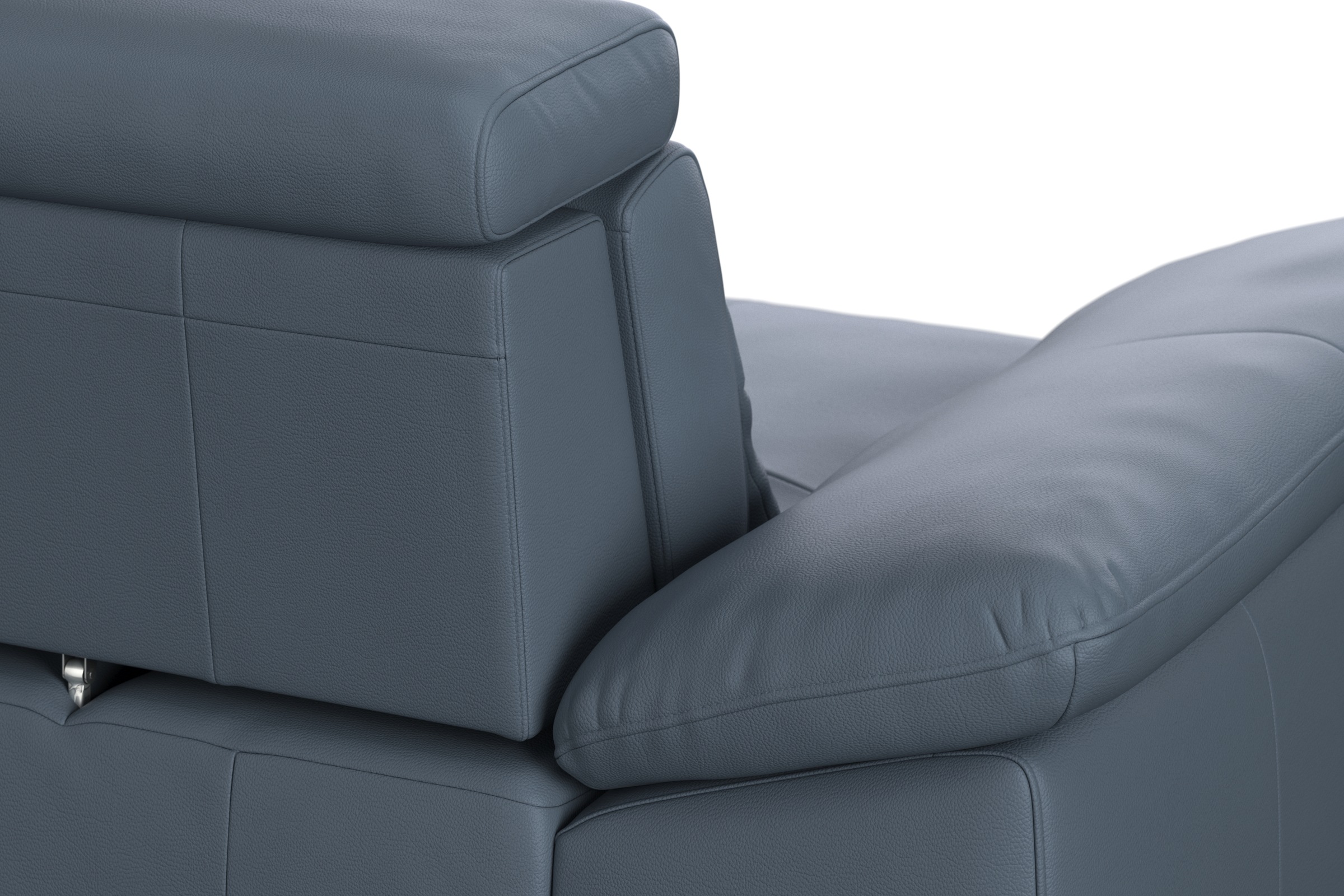 sit&more Ecksofa »Cabrio L-Form, B: 295 cm, mit Sitztiefen-, Arm- & Kopfteilverstellung«, 2 Nierenkissen, Federkern, optional Bettfunktion und Stauraum
