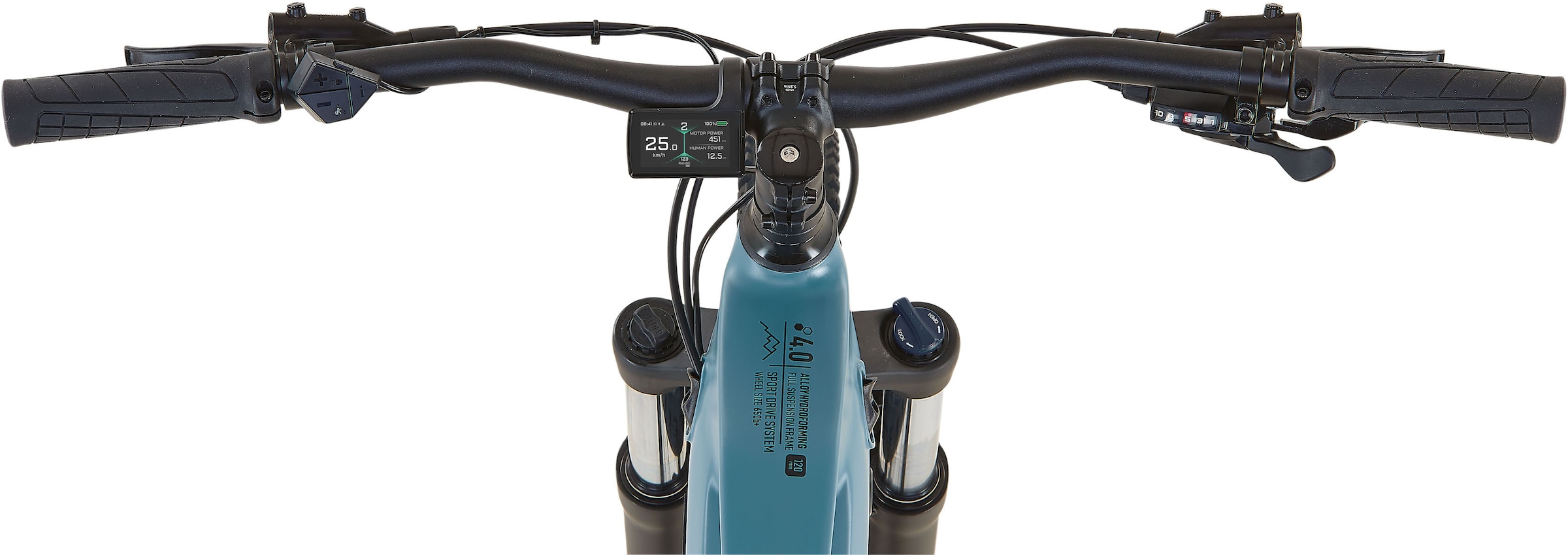 Prophete E-Bike »Dice 4.0«, 10 Gang, Shimano, Cues, Mittelmotor 250 W