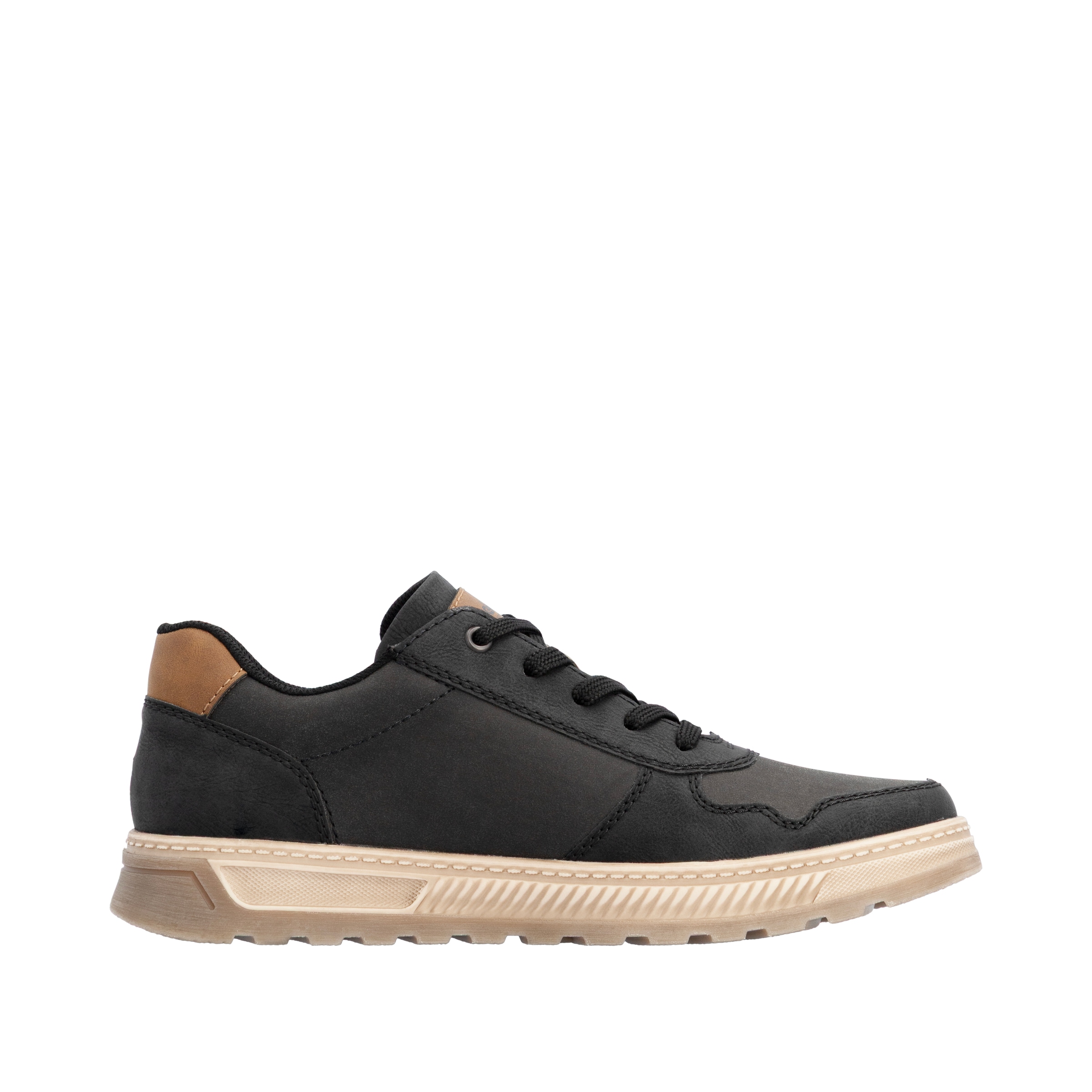 Rieker Sneaker  Freizeitschuh, Halbschuh, Schnürschuh mit Kontrastbesatz