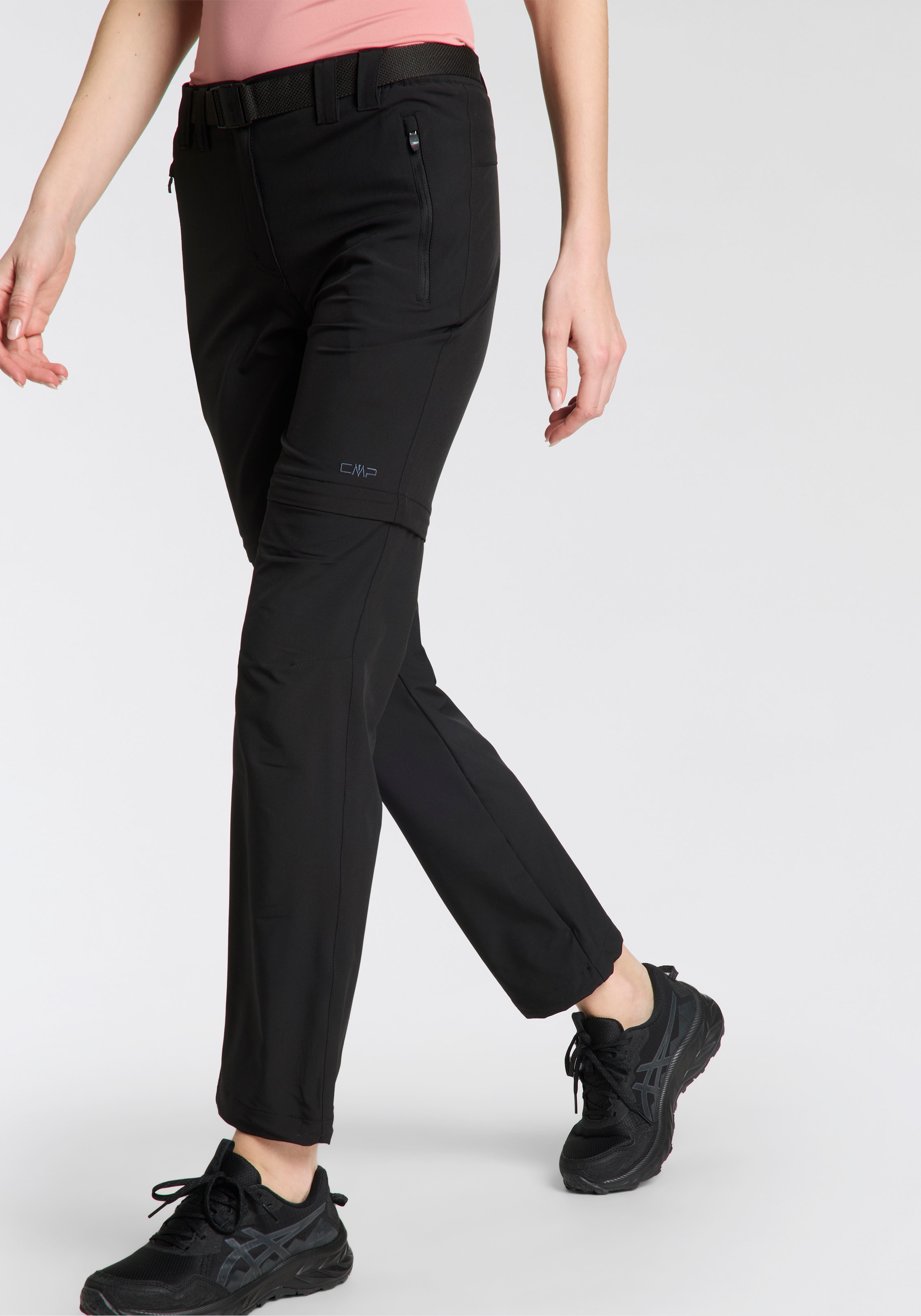 CMP Zip-off-Hose Elastisch & Schnell trocknend & Atmungsaktiv nero 34 - N-Gr N-Gr 34 Zip-off-Hose von CMP