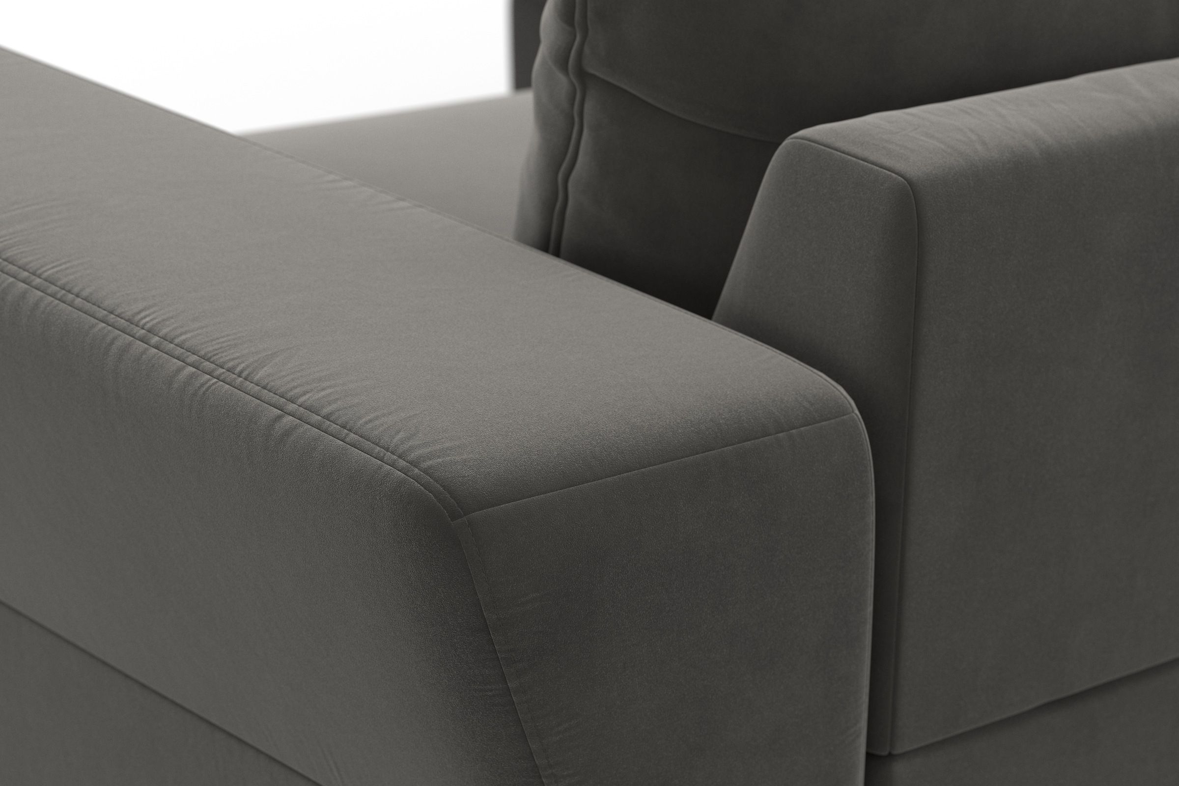 sit&more Ecksofa »Cadabra L-Form«, Breite 243 cm, inklusive Sitztiefenverstellung