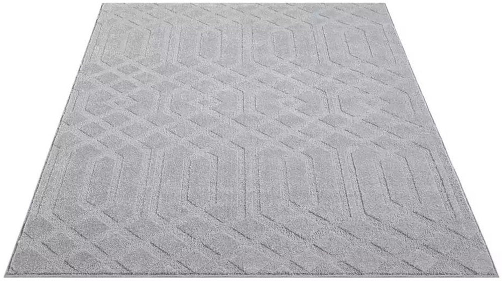 Carpet City Teppich »FLAIR138«, rechteckig, 11 mm Höhe, Kurzflor-Teppich, Skandi-Stil, Wohnzimmer