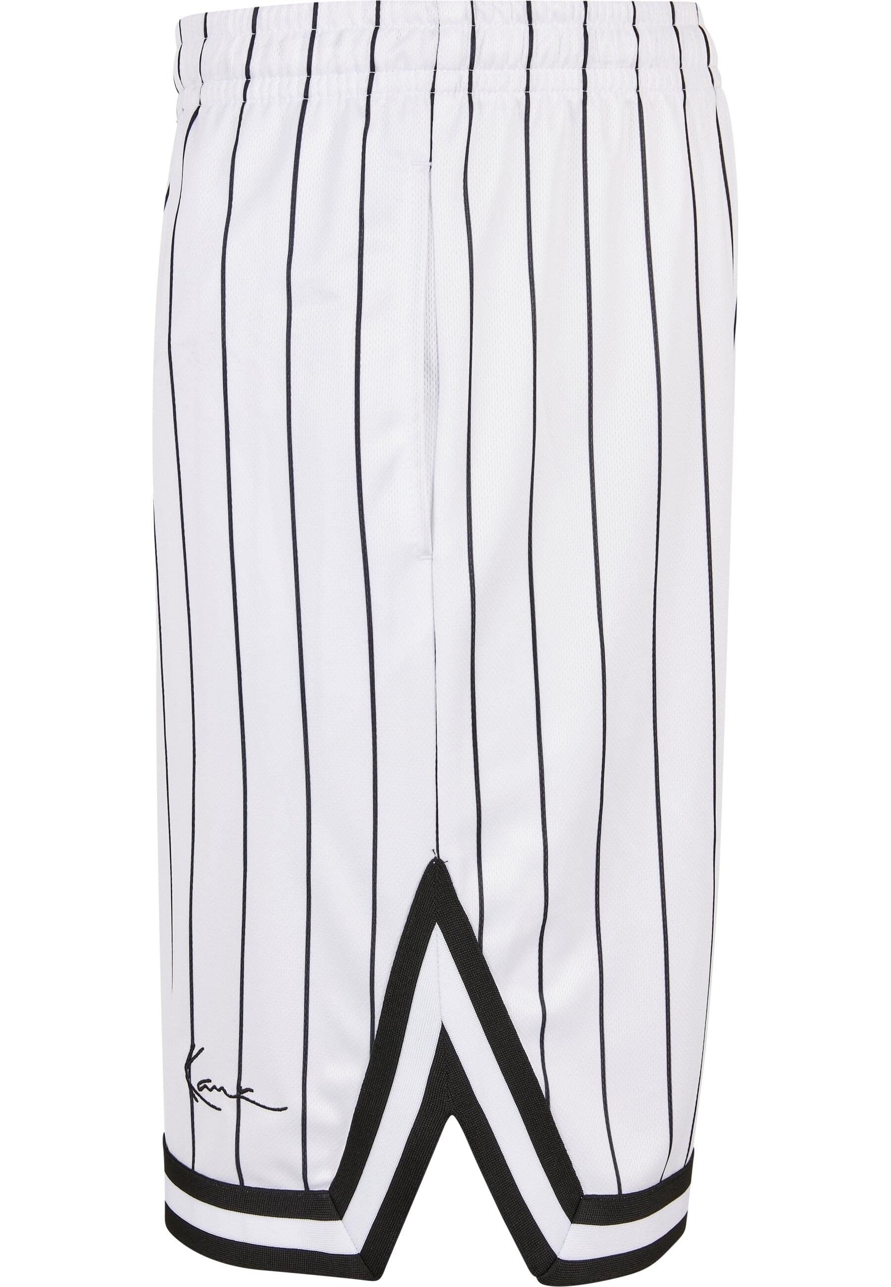 Karl Kani Stoffhose »Karl Kani Herren Small Signature Pinstripe Mesh Shorts«