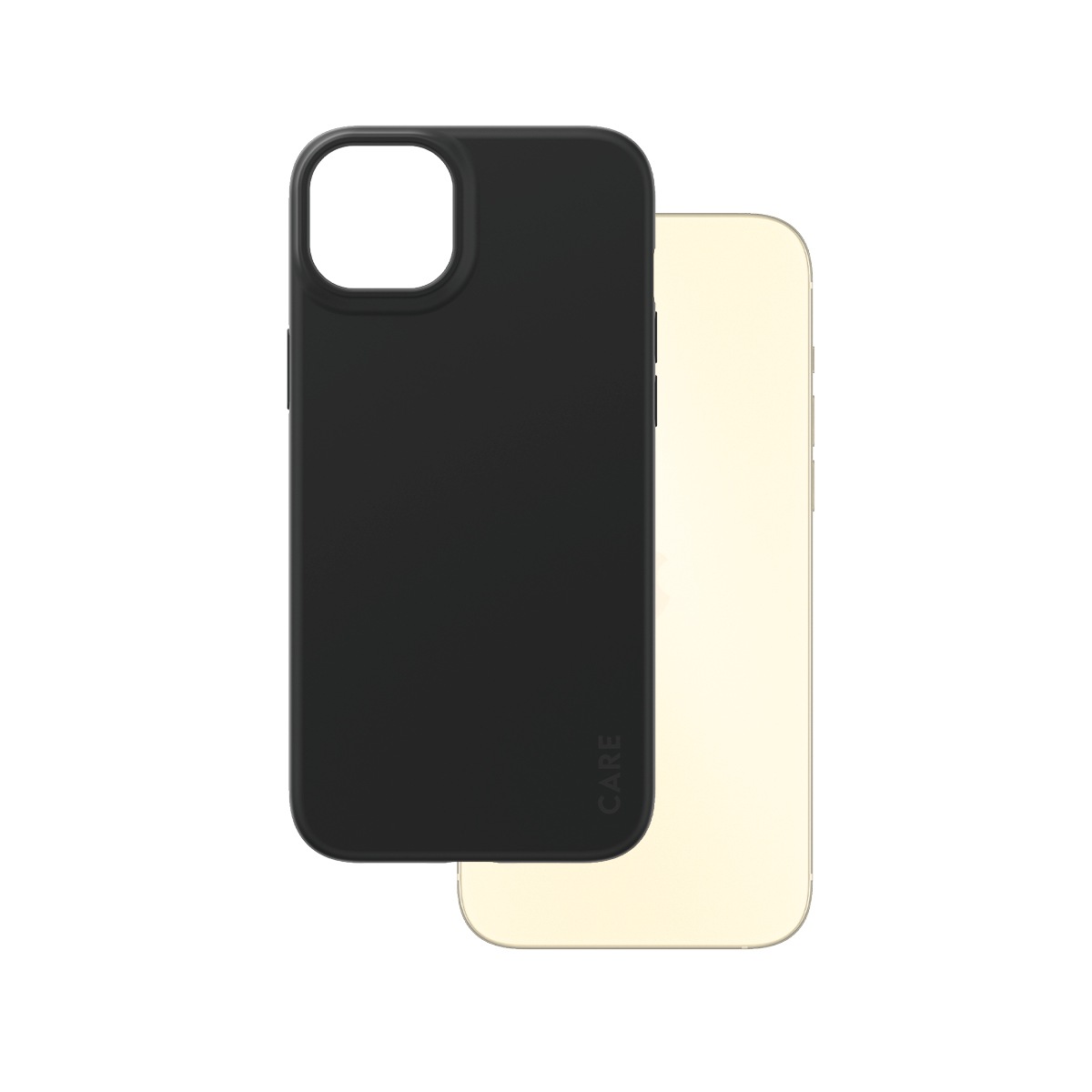 CARE by PanzerGlass Handyhülle »Fearlessly Fashionable Case für Apple iPhone 15 Plus Fashion Black« Backcover, Schutzhülle, Handyschutzhülle, Case, Schutzcase, stoßfest