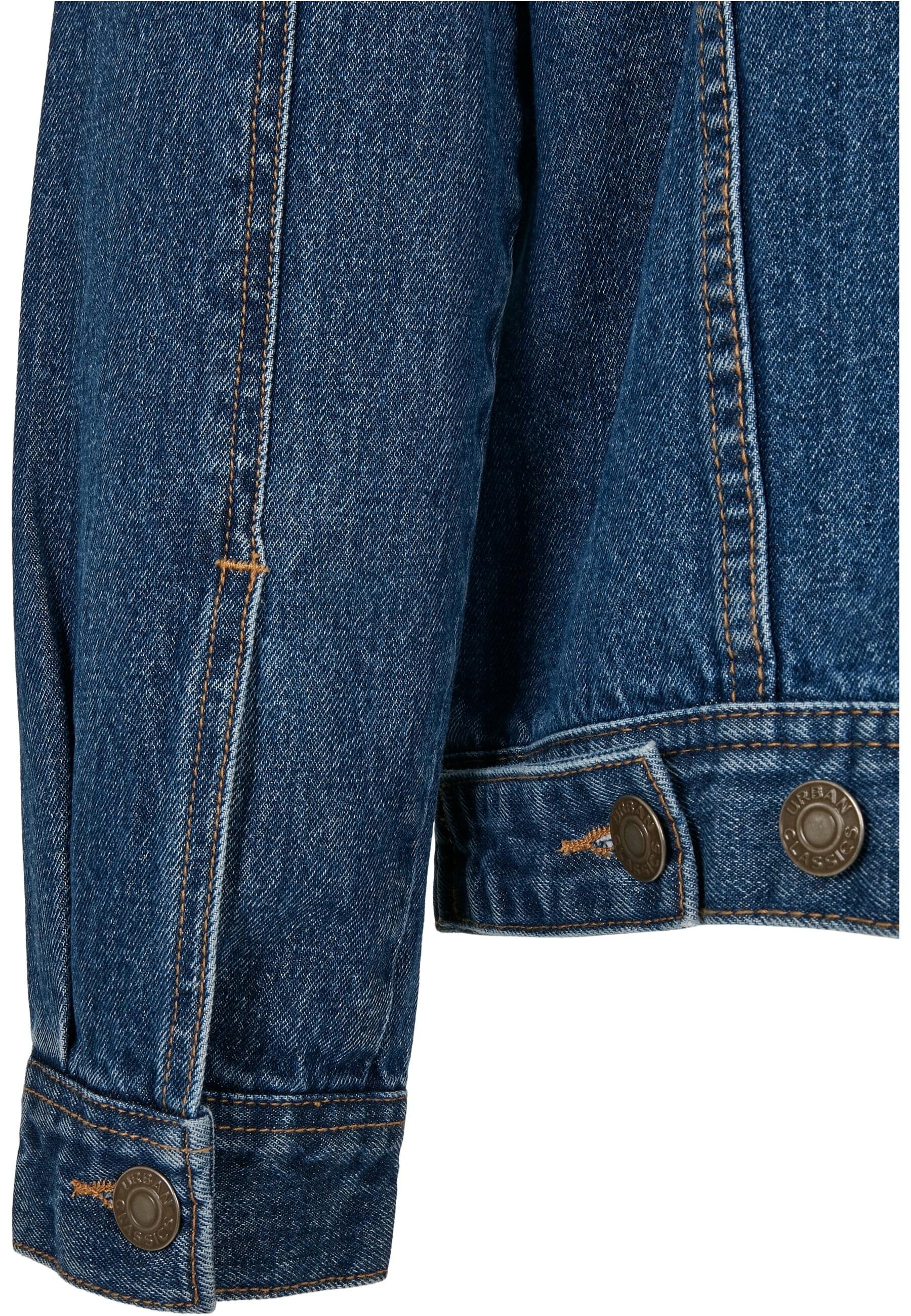 URBAN CLASSICS Jeansjacke »Urban Classics Herren Organic Basic Denim Jacket« 1 Stk. tlg. ohne Kapuze