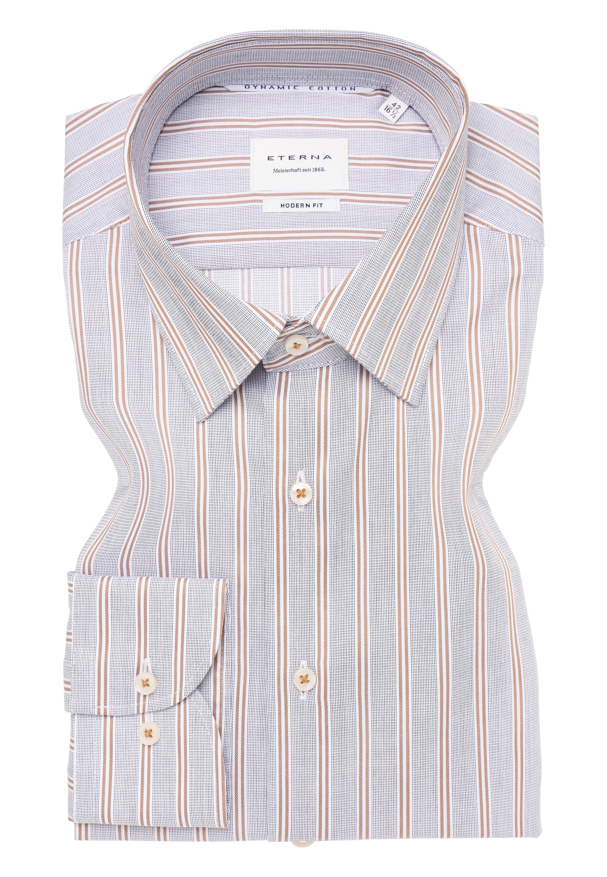 Eterna Langarmhemd »MODERN FIT« NON IRON (bügelfrei)