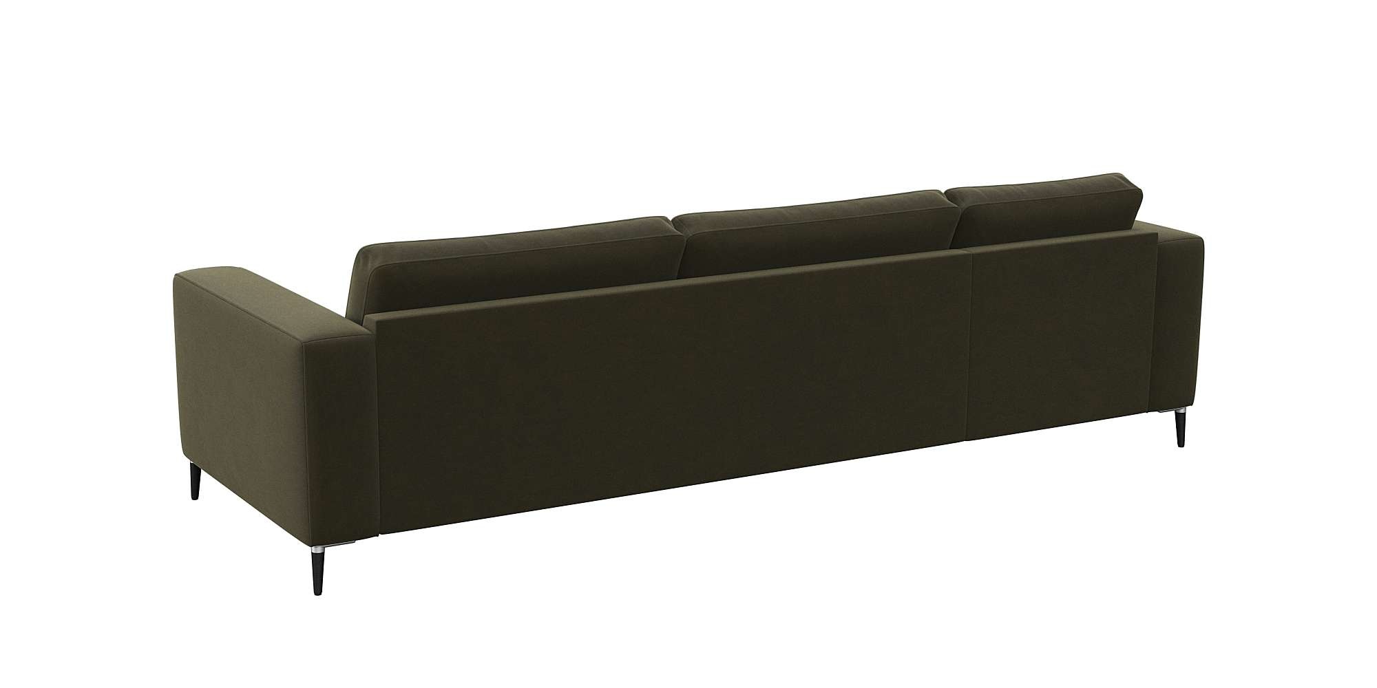 FLEXLUX Ecksofa »Fiore, super Sitzkomfort durch Kaltschaum im Sitz, L-Form«, breite Armlehnen, Kaltschaum, Füße Alu+schwarz