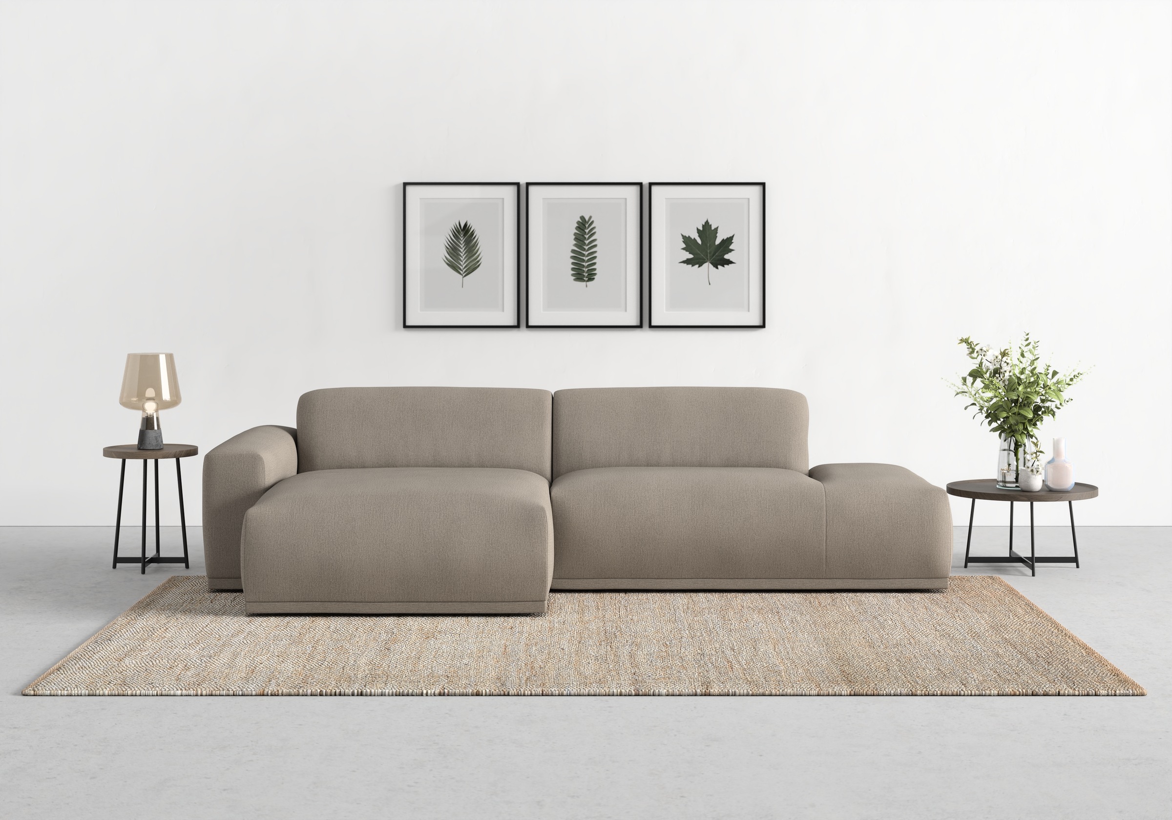 TRENDMANUFAKTUR Ecksofa »Braga, mit hochwertigem Kaltschaum, L-Form, in Cor günstig online kaufen