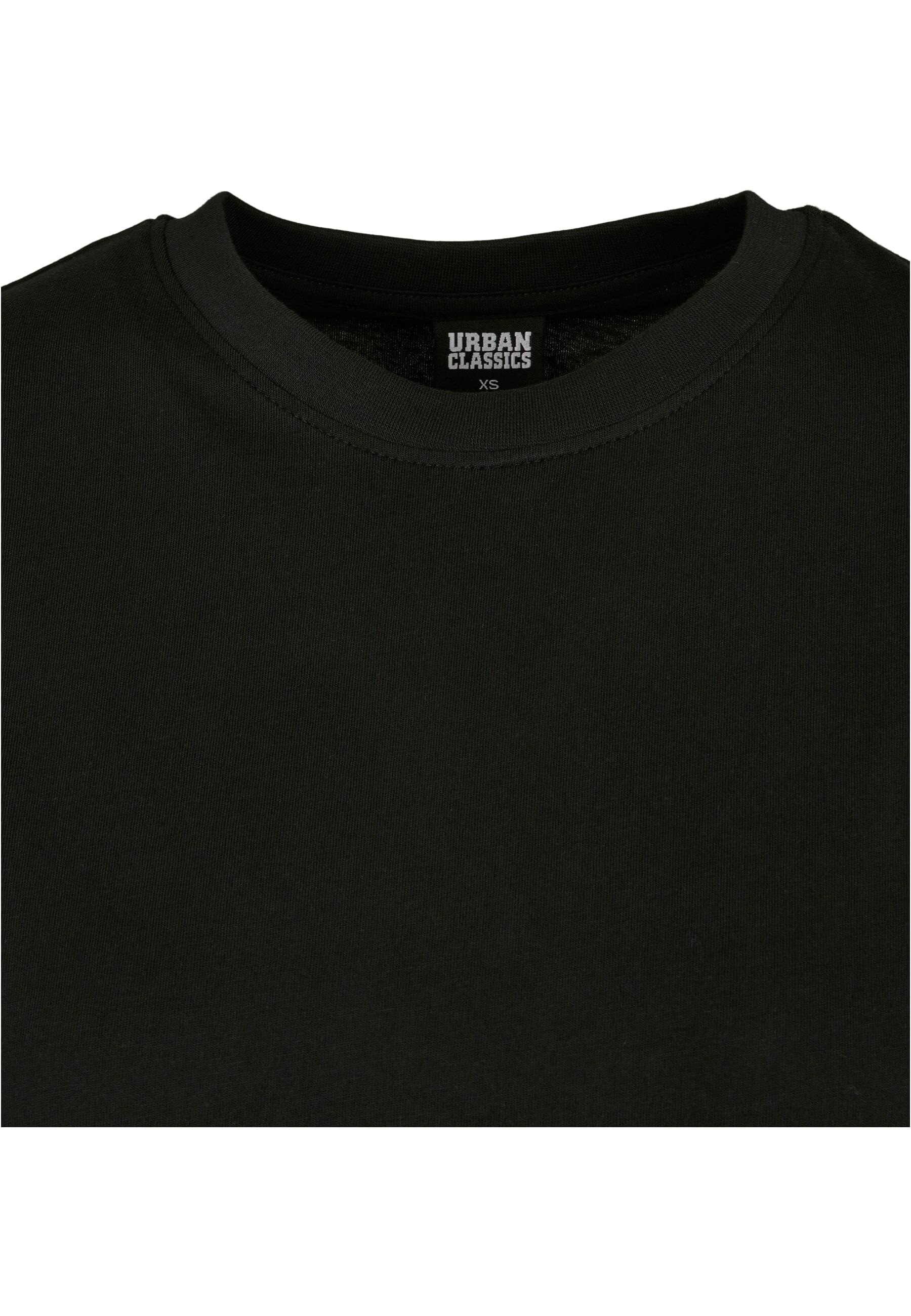 URBAN CLASSICS Shirtkleid »Urban Classics Damen Ladies Boxy Lace Hem Tee Dress« 1 Stk. tlg.