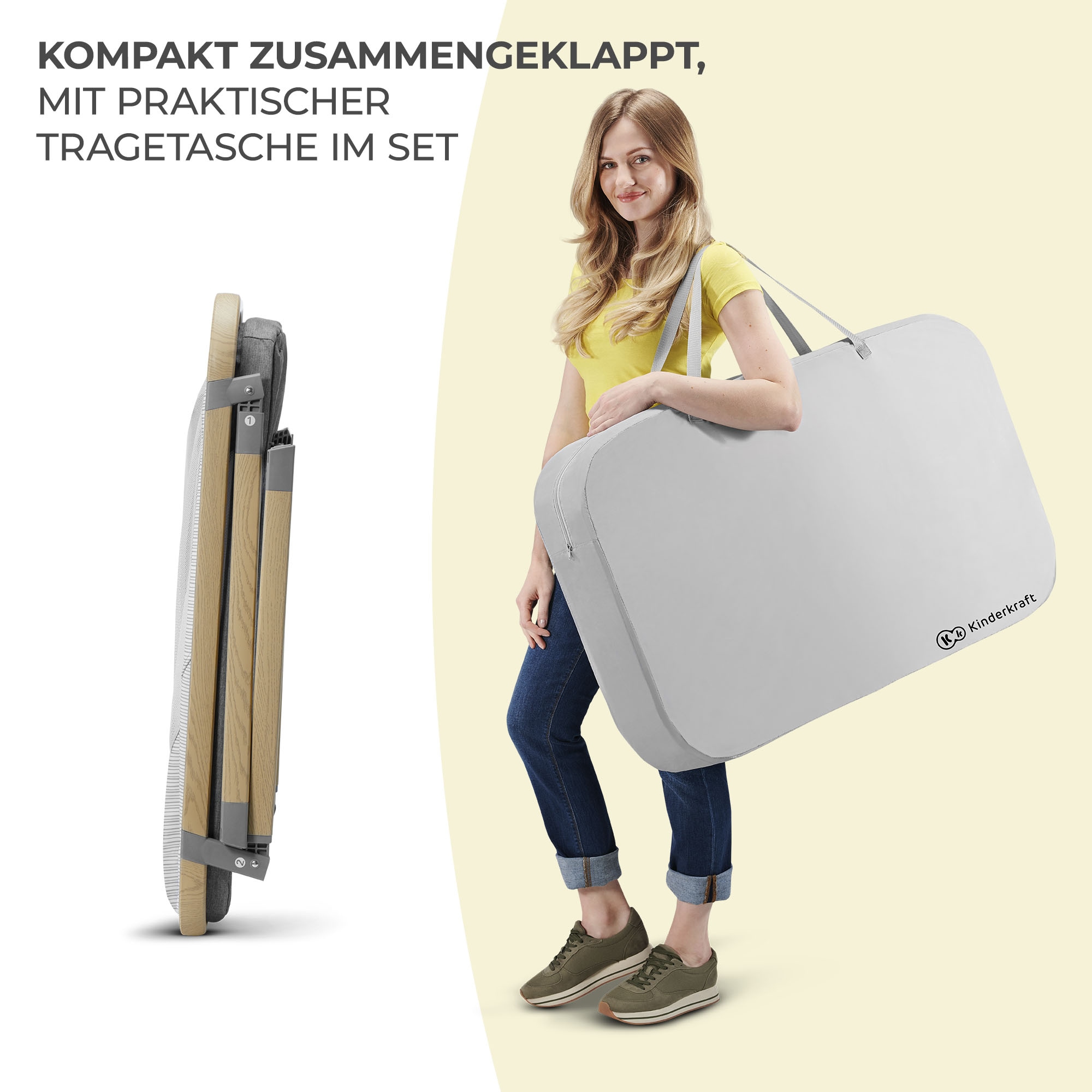 Kinderkraft Baby-Reisebett »SOFI«, mit Laufgitterfunktion