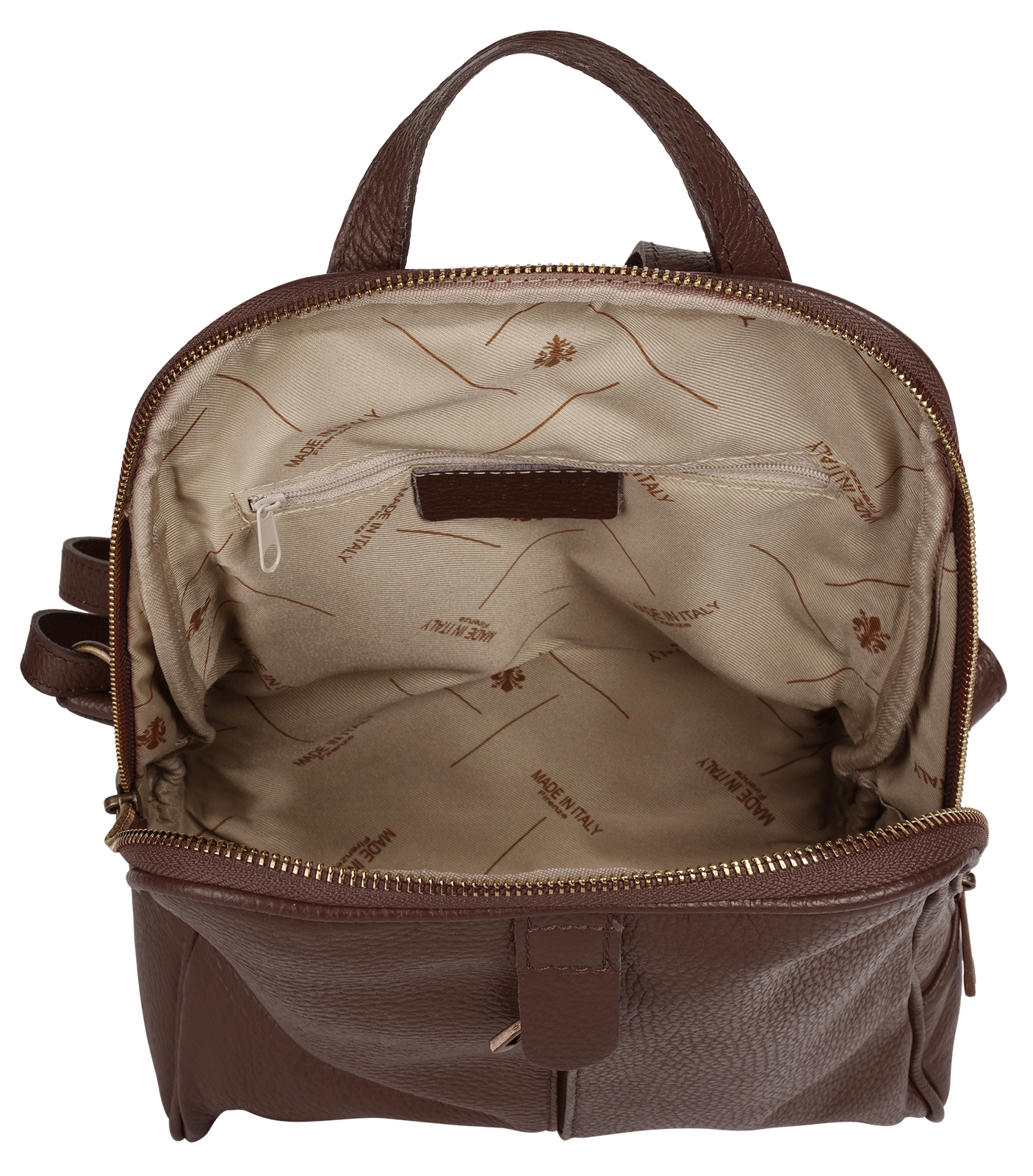 Samantha Look Cityrucksack, echt Leder, Made in Italy