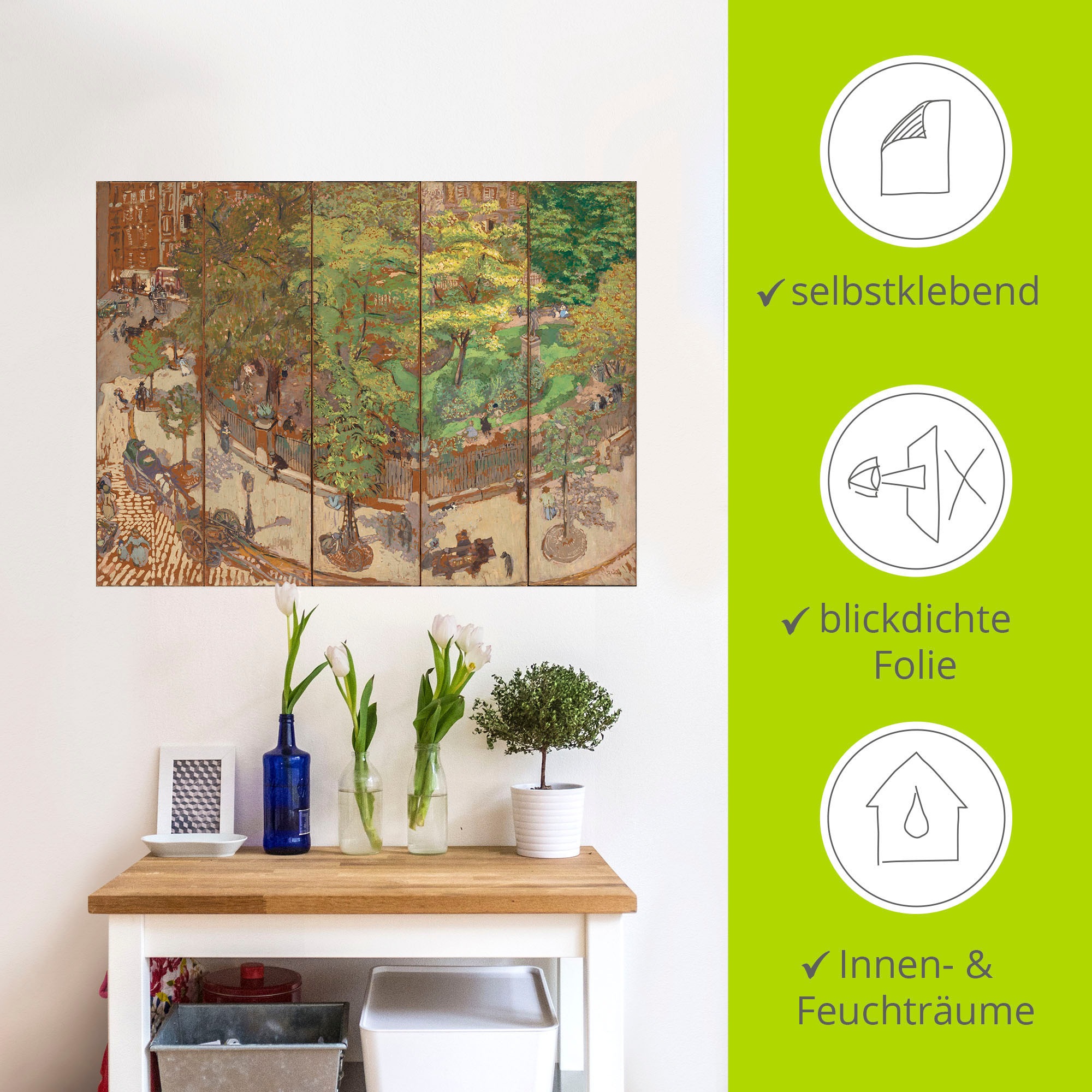 Artland Wandbild »Place Vintimille. 1911«, Italien, (1 St.), als Alubild, Leinwandbild, Wandaufkleber oder Poster in versch. Größen