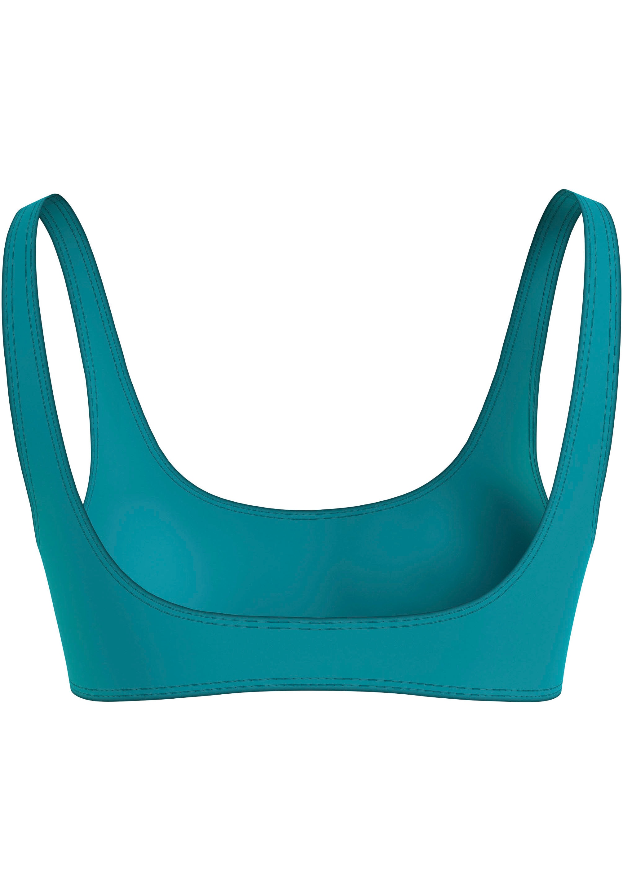 Calvin Klein Swimwear Bustier-Bikini-Top »BRALETTE-RP«, mit Logo-Patch