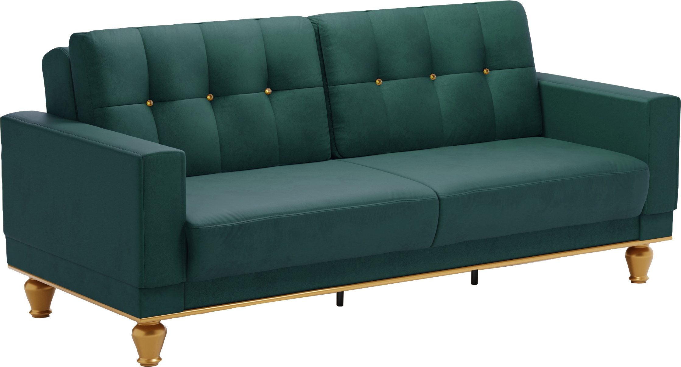 sit&more 3-Sitzer »Orient 5«, mit Strass-Stein, wahlweise mit Bettfunktion und Bettkasten