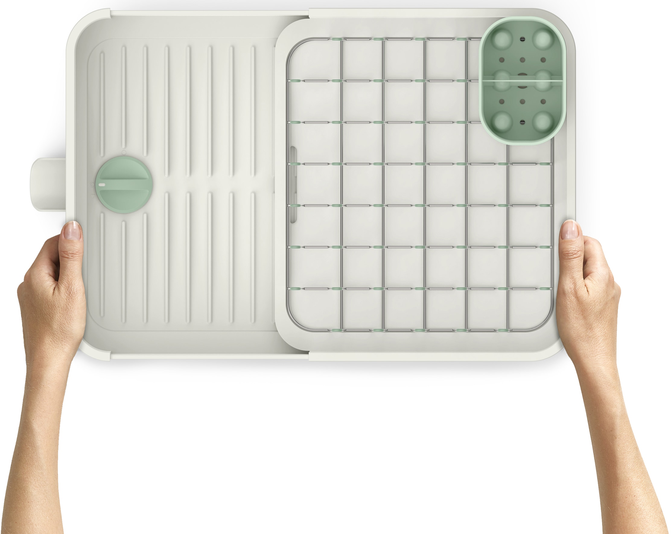 Joseph Joseph Geschirrständer »Extend« Kunststoff, ausziehbar, inkl. entnehmbare Besteckablage