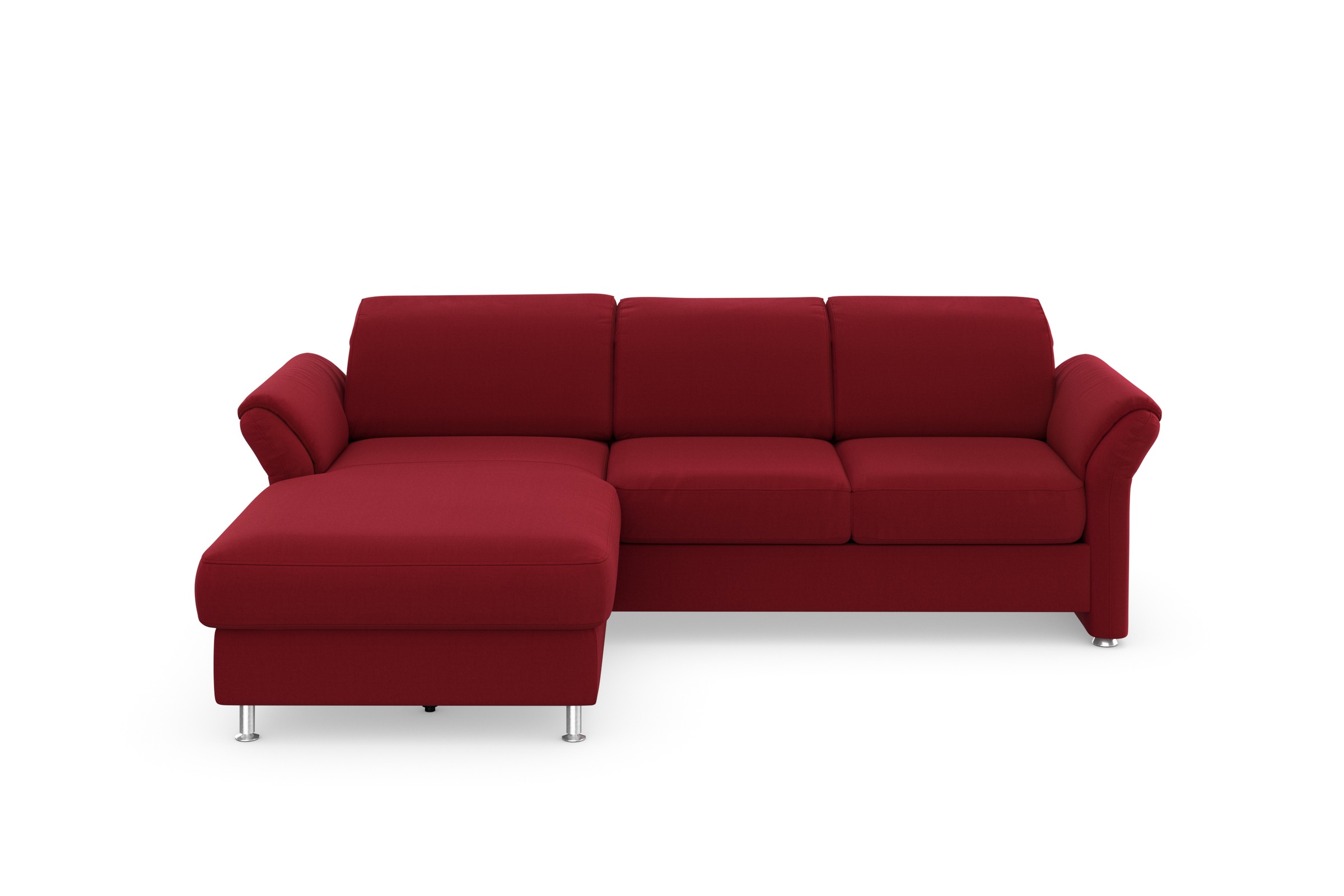 sit&more Ecksofa »Apulia L-Form«, wahlweise Bettfunktion, Bettkasten und Kopf- und Armteilverstellung