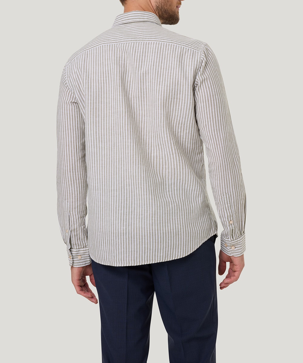 Pierre Cardin Langarmhemd »Kent,MF,TW106«, mit Streifen Muster