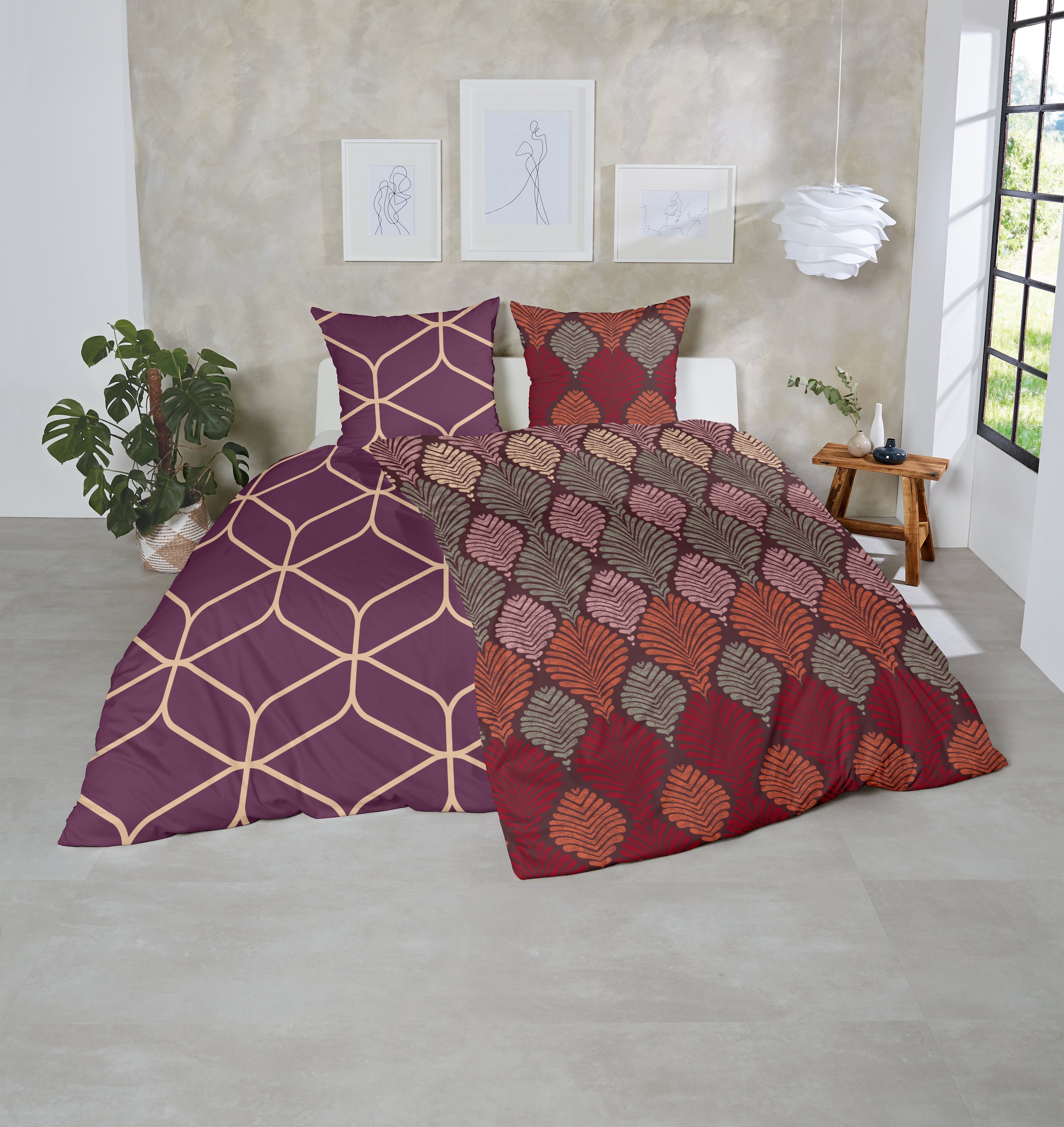 Primera Bettwäsche »Edelflanell-Bettwäsche Marakesh« 2 Stk. tlg. mit orientalischem Flair