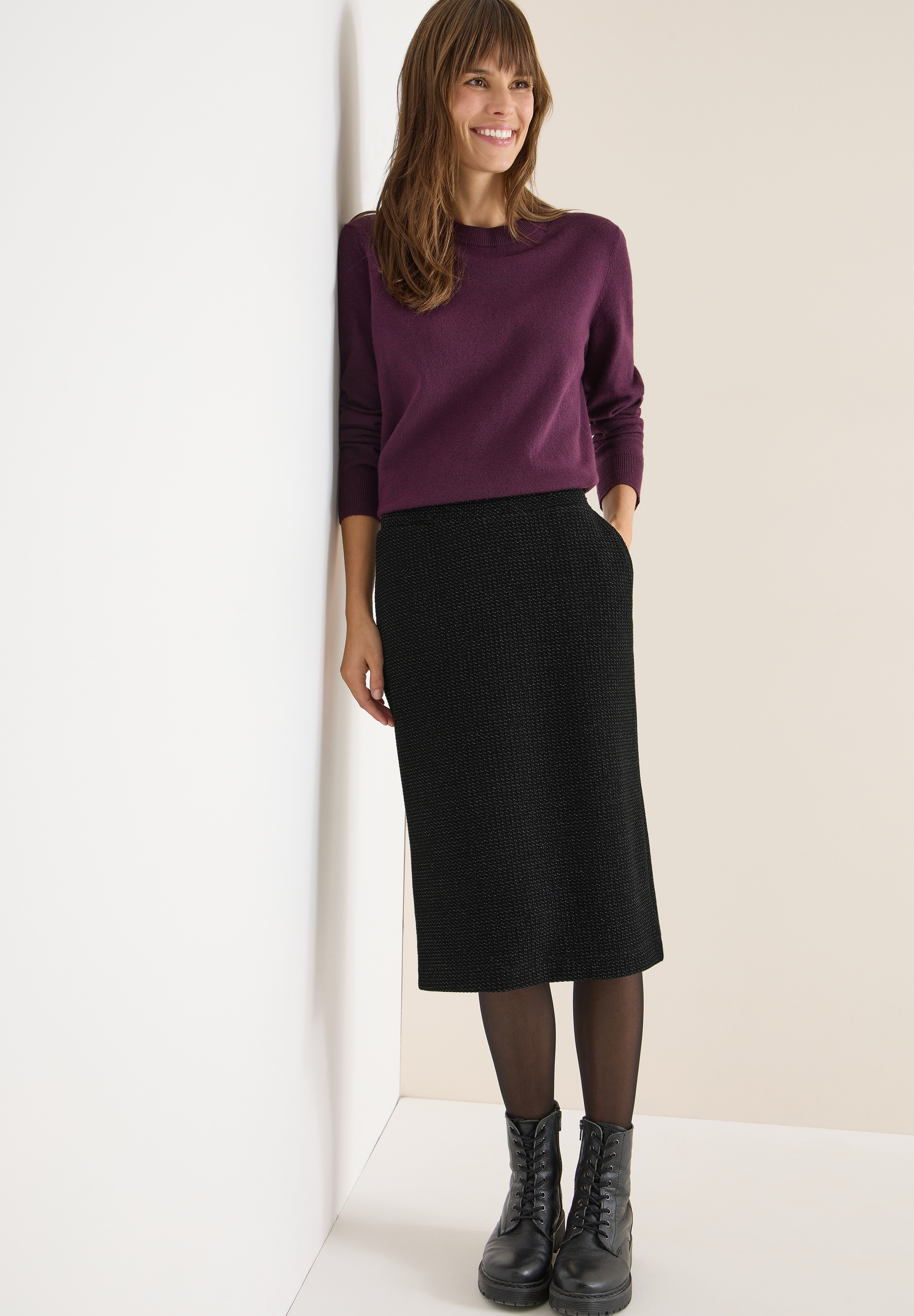 Cecil Midirock mit Glitzerdetails und Gummizug