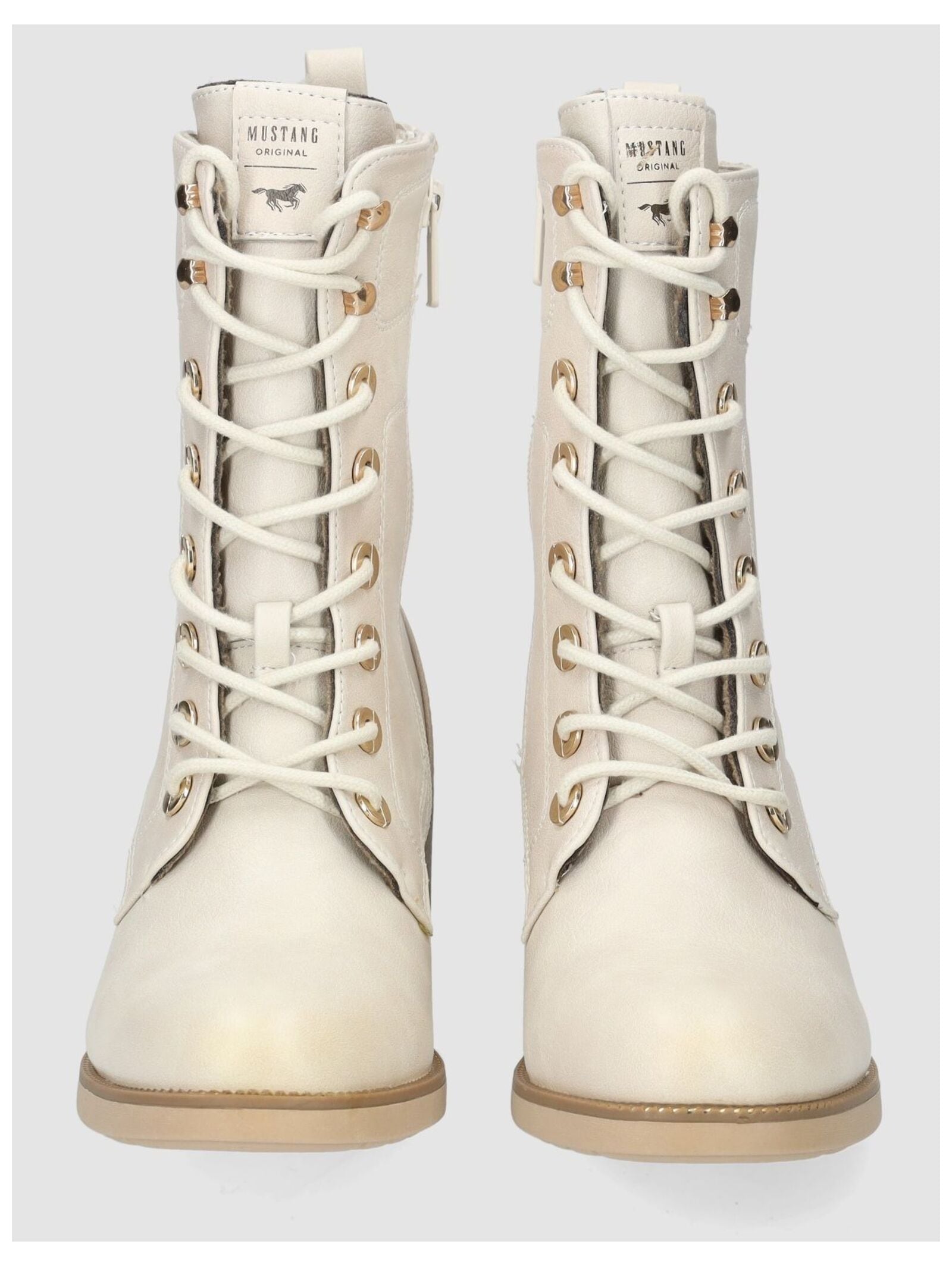 Mustang Shoes Schnürstiefelette »Mustang Shoes Stiefelette Lederimitat«