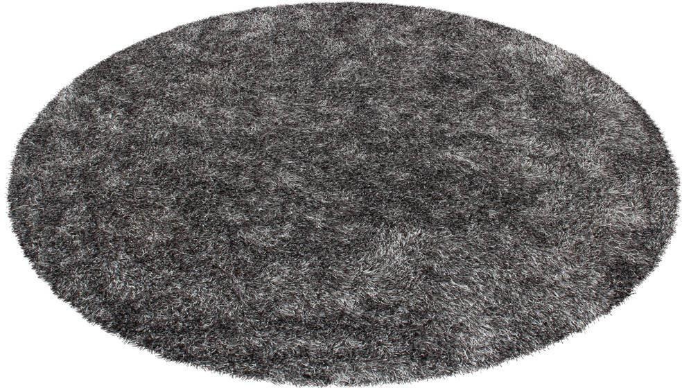 Kayoom Hochflor-Teppich »Diamond 700«, rund, 45 mm Höhe, weiche Microfaser, Langflor, Shaggy, Melange, Wohnzimmer