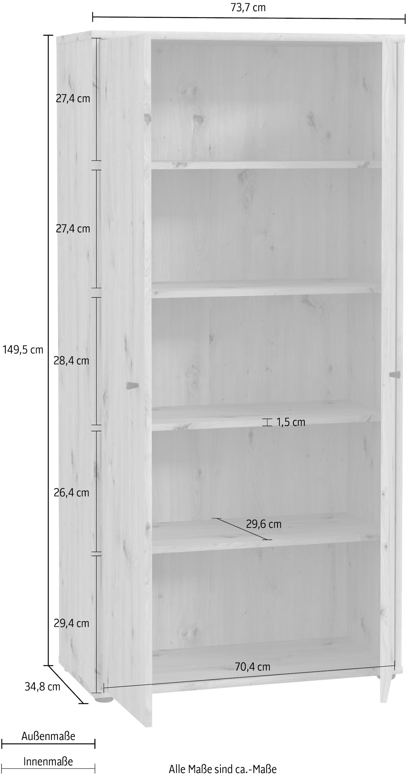 FORTE Schuhschrank »Tempra«, Breite 73,7 cm