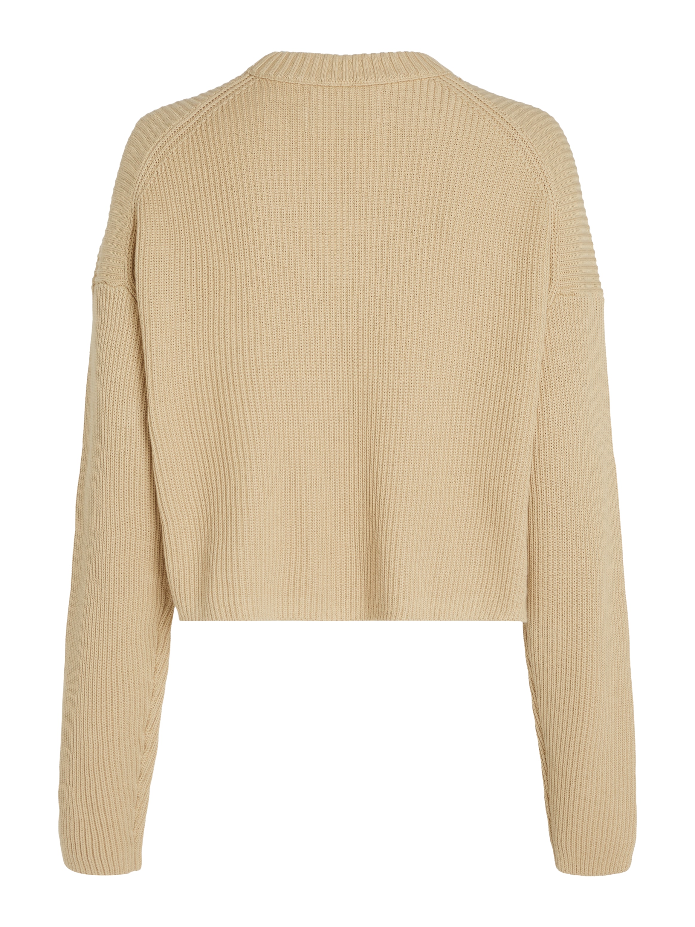 Calvin Klein Jeans Stehkragenpullover »LOGO INTARSIA REGULAR SWEATER«, mit Logostickerei