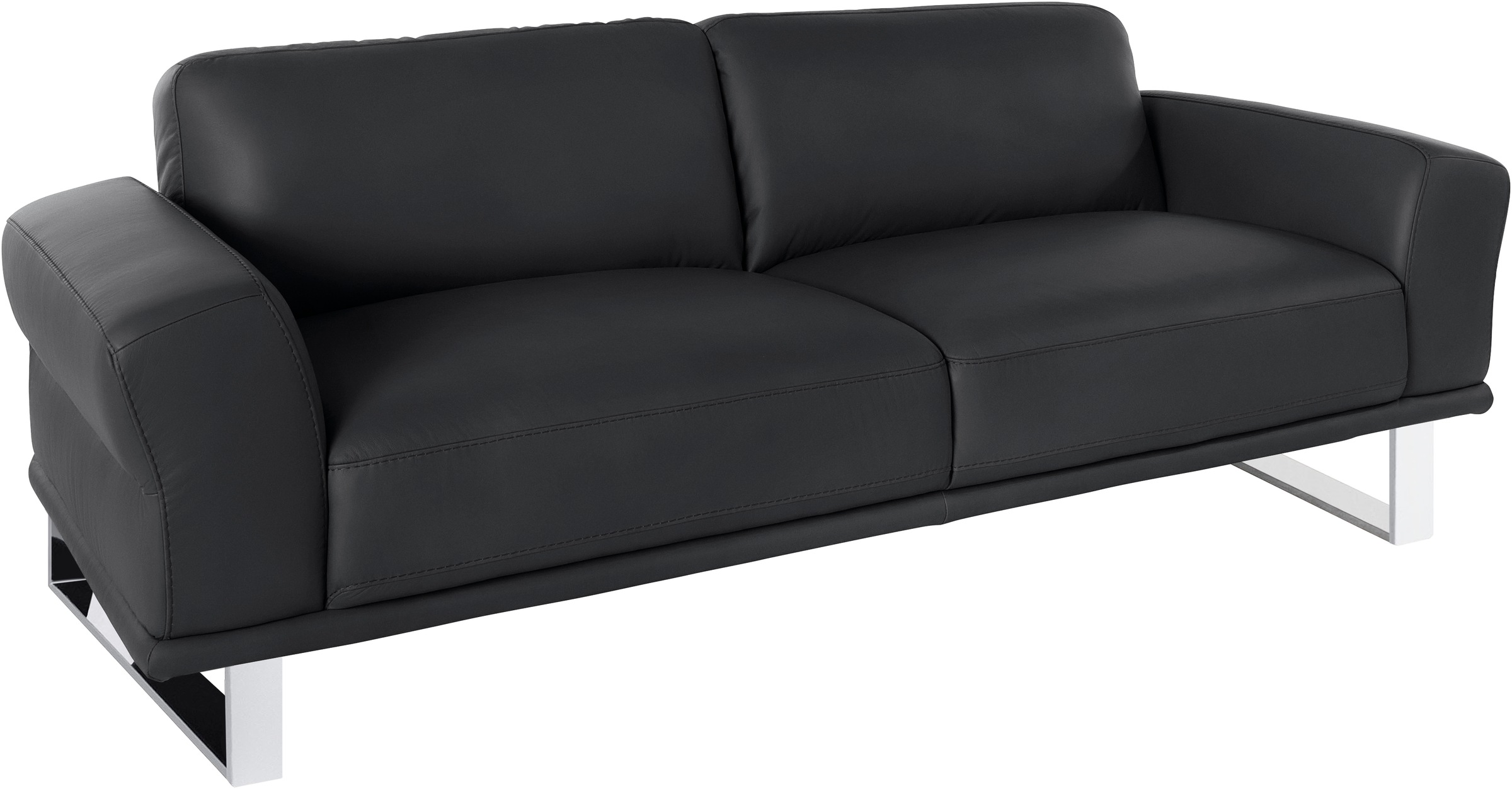 W.SCHILLIG 2,5-Sitzer »montanaa«, mit Metallkufen in Chrom glänzend, Breite 232 cm