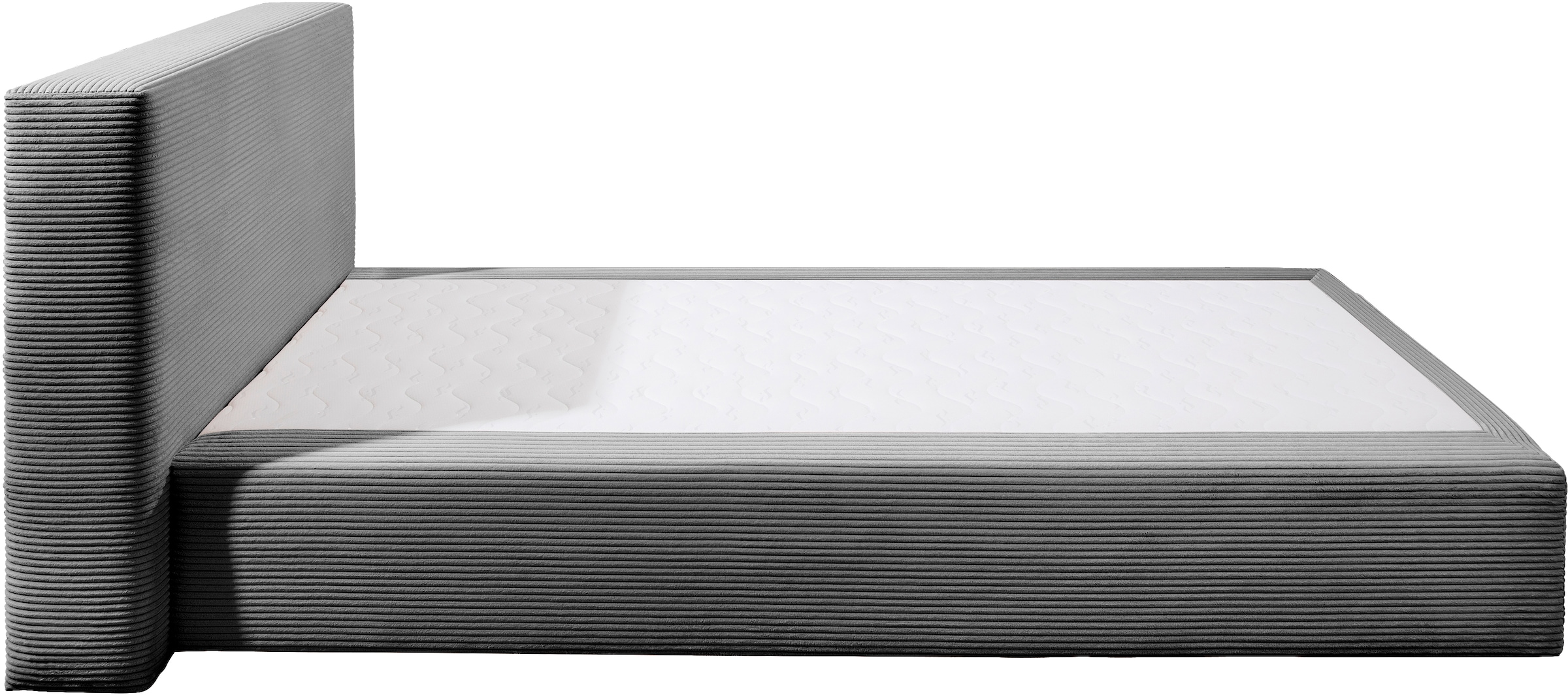 Home affaire Boxspringbett »Åby« In Cord Bezug, wahlweise mit und ohne Matrazte erhältlich